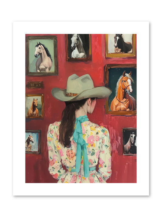 Rodeo Sweetheart -- Paper Print 9x12