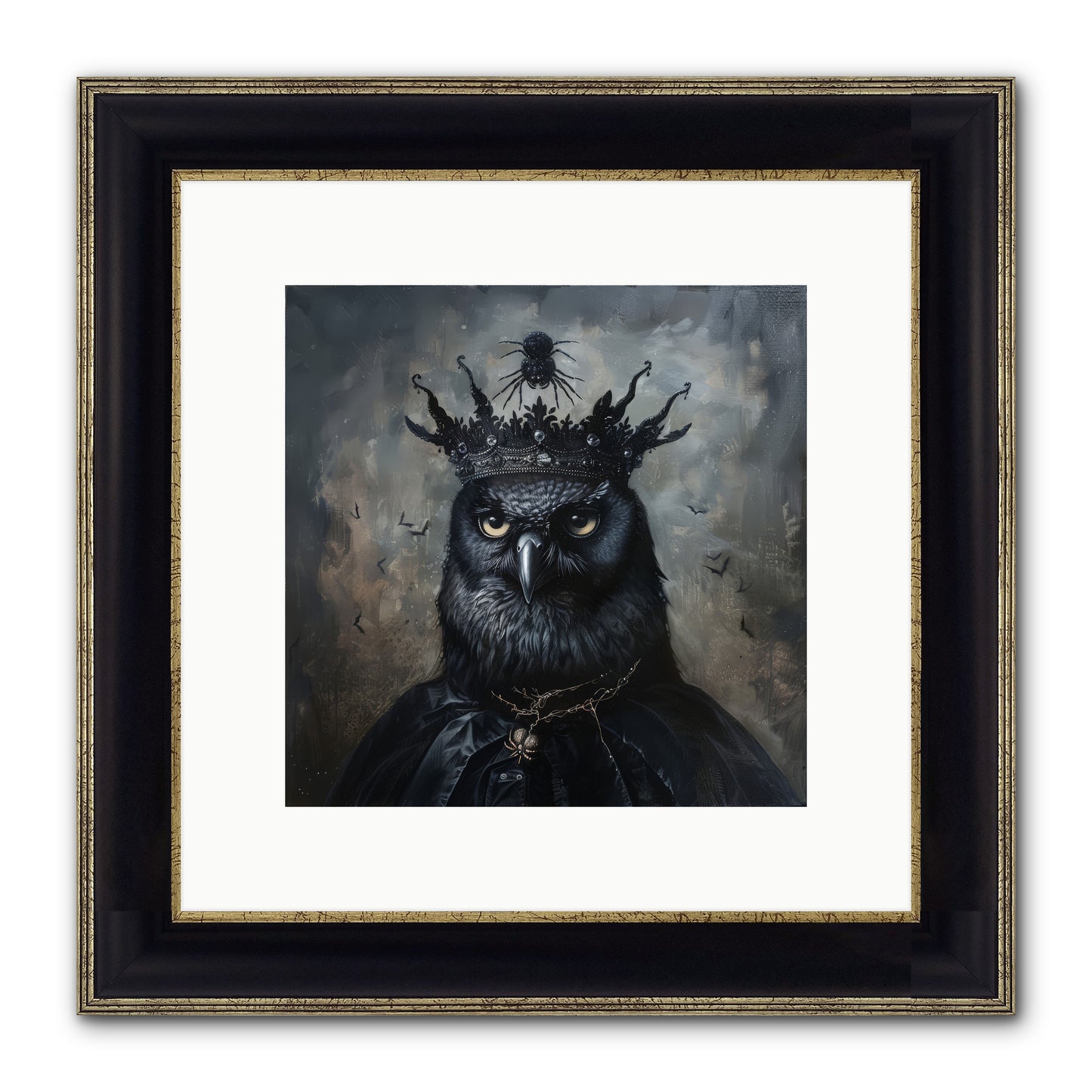 Roi de la Nuit — Roi-de-la-Nuit-10x10-Framed-Print-Black-Gold.jpg