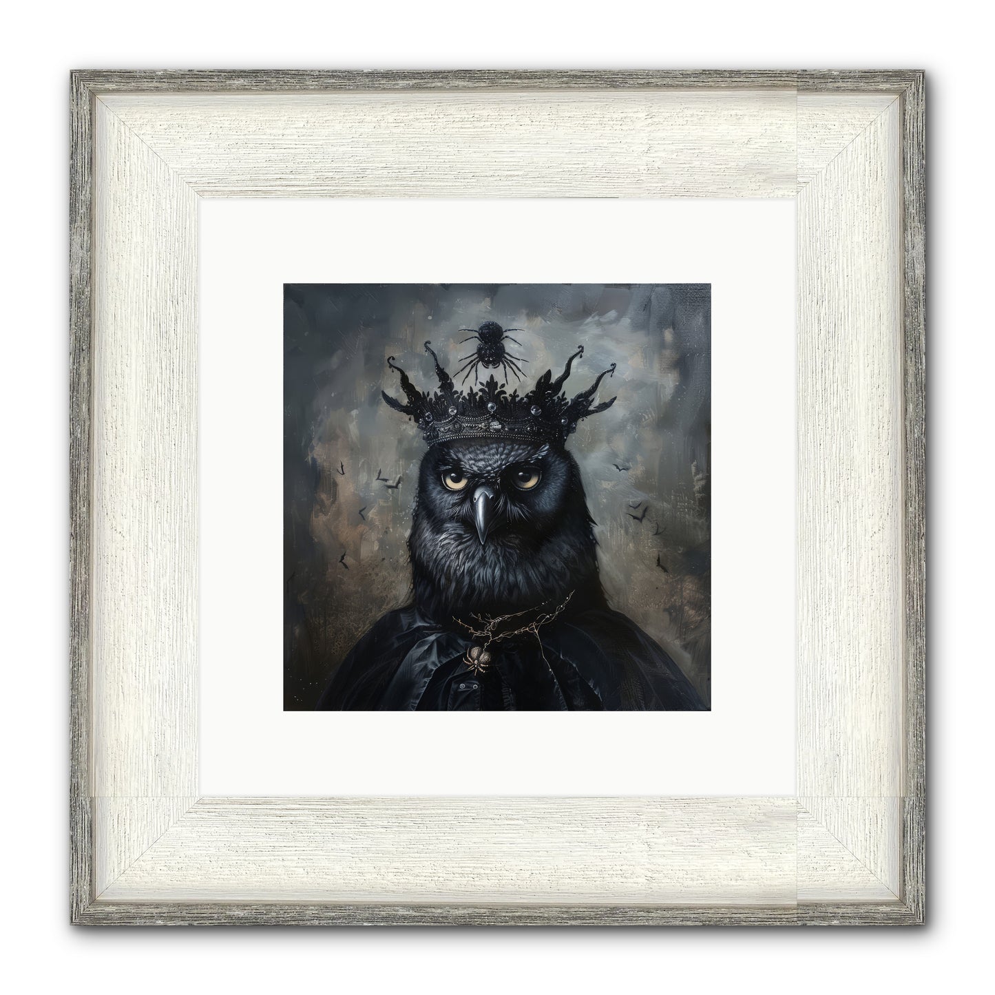 Roi de la Nuit — Roi-de-la-Nuit-10x10-Framed-Print-Driftwood-White.jpg