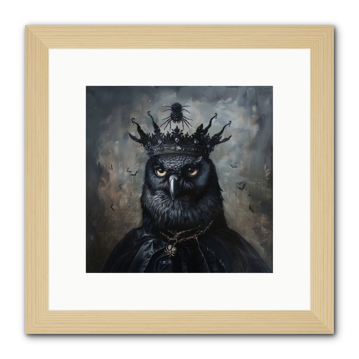 Roi de la Nuit — Roi-de-la-Nuit-10x10-Framed-Print-Natural.jpg