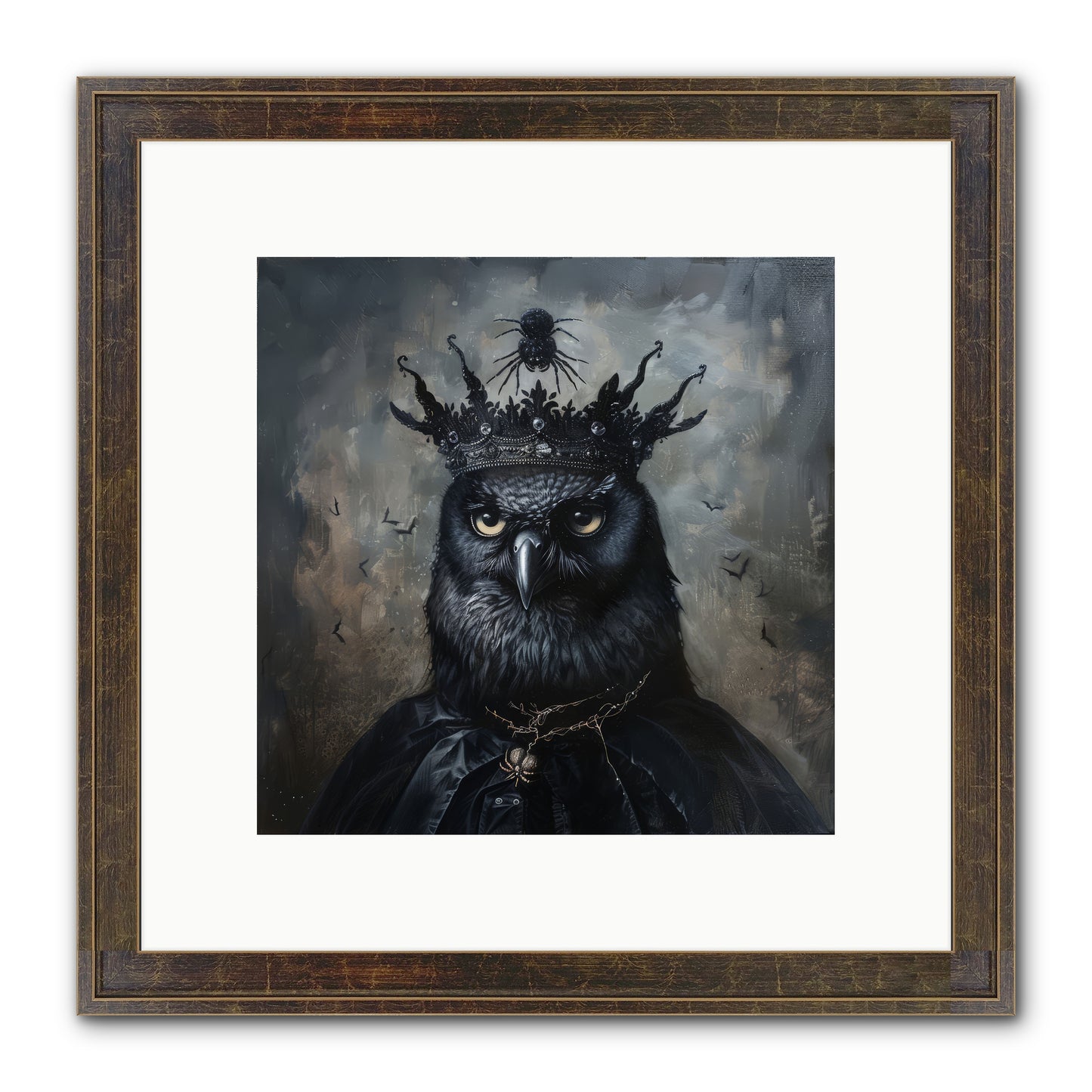 Roi de la Nuit — Roi-de-la-Nuit-10x10-Framed-Print-Slimwoods-Black-Gold.jpg