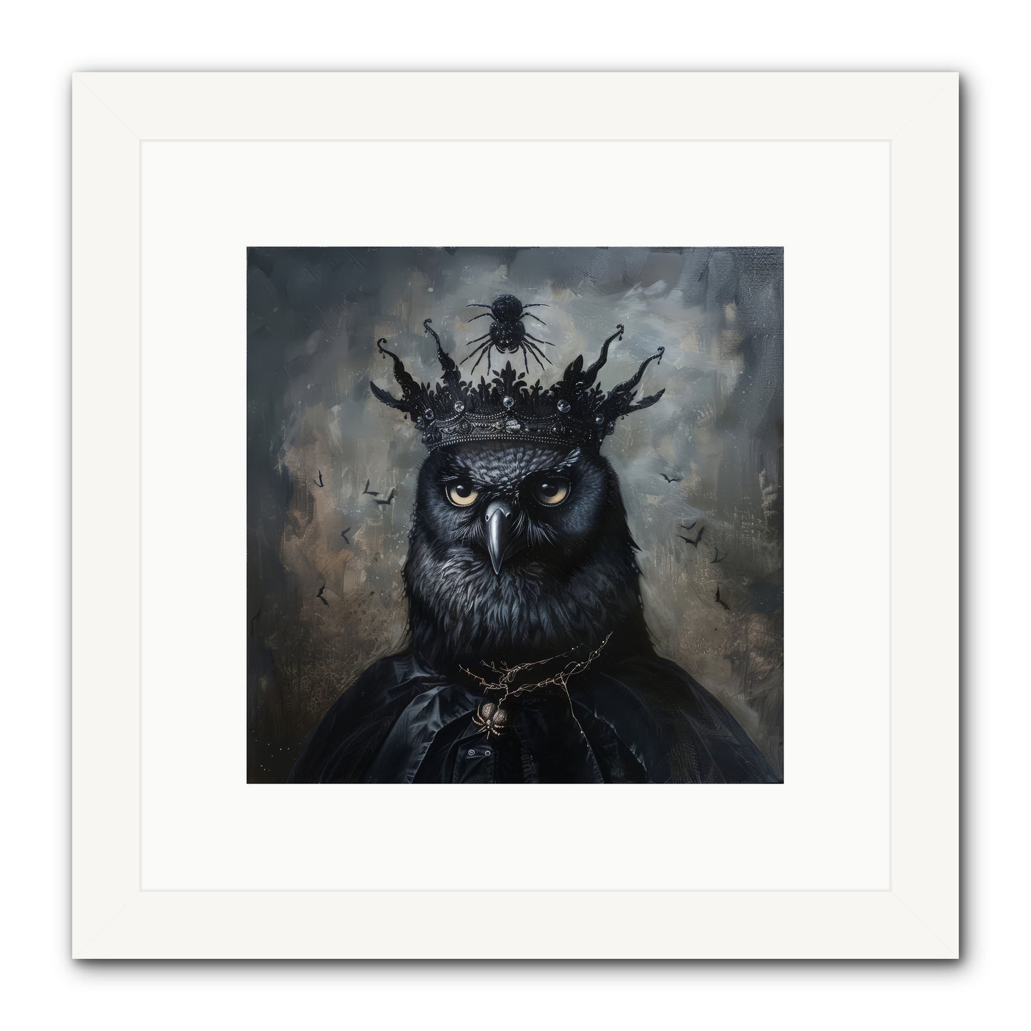 Roi de la Nuit — Roi-de-la-Nuit-10x10-Framed-Print-White.jpg
