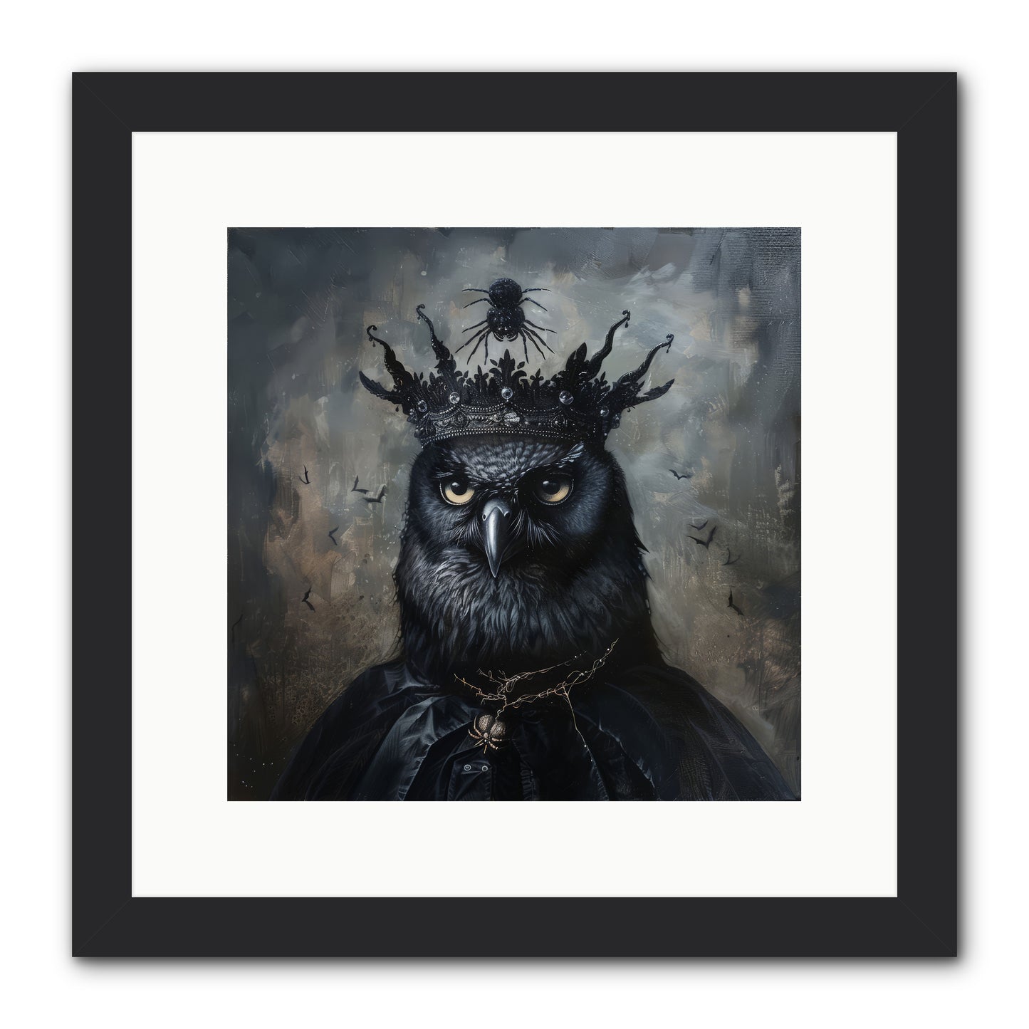Roi de la Nuit — Roi-de-la-Nuit-12x12-Framed-Print-Black.jpg