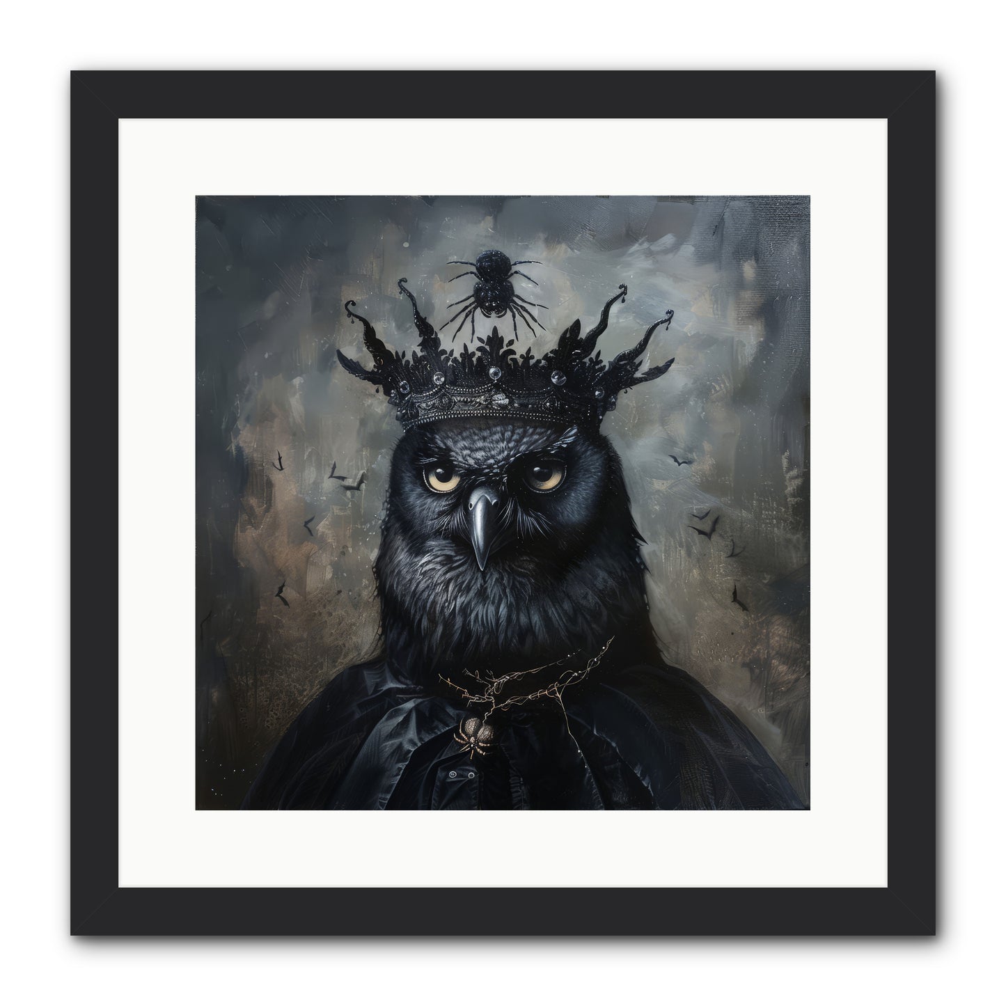 Roi de la Nuit — Roi-de-la-Nuit-16x16-Framed-Print-Black.jpg
