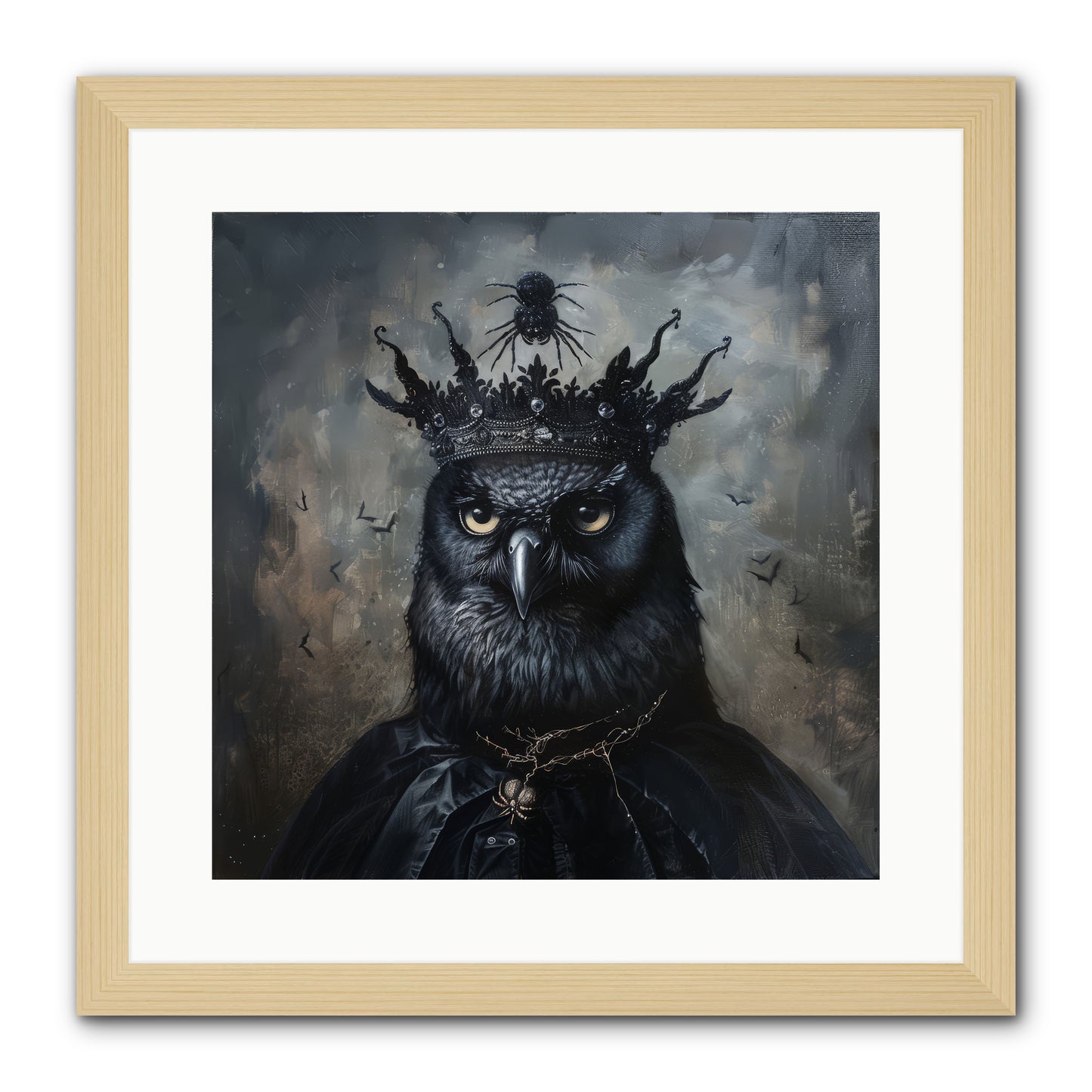 Roi de la Nuit — Roi-de-la-Nuit-16x16-Framed-Print-Natural.jpg