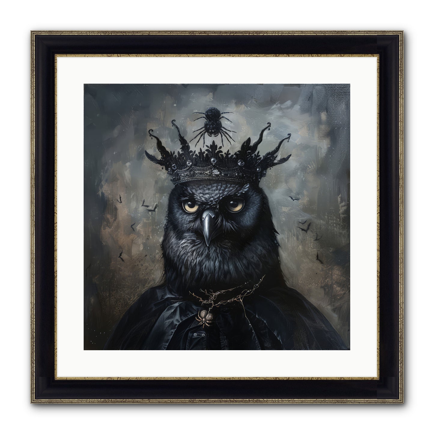 Roi de la Nuit — Roi-de-la-Nuit-20x20-Framed-Print-Black-Gold.jpg