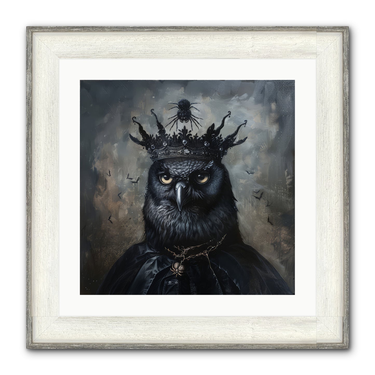 Roi de la Nuit — Roi-de-la-Nuit-20x20-Framed-Print-Driftwood-White.jpg
