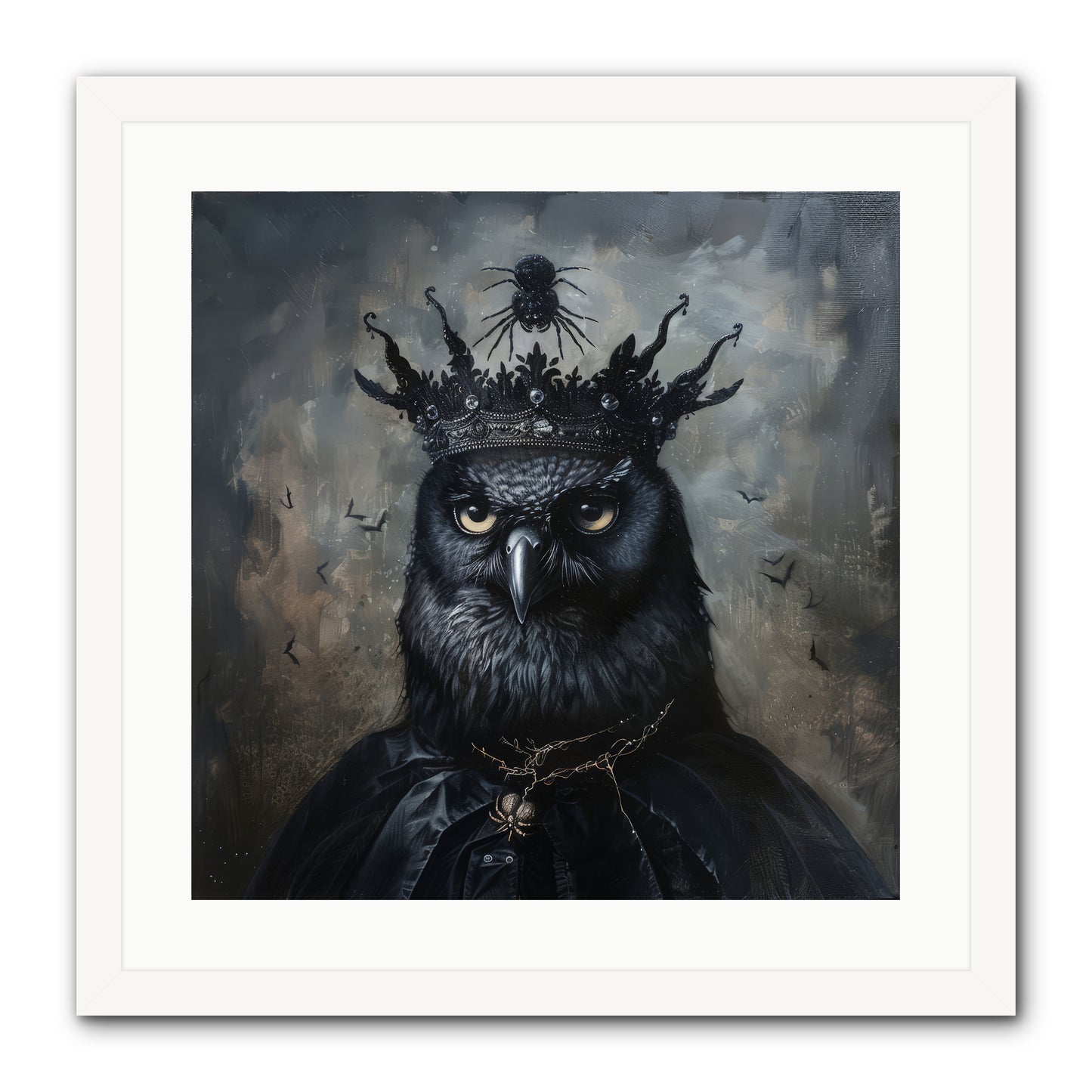 Roi de la Nuit — Roi-de-la-Nuit-20x20-Framed-Print-White.jpg