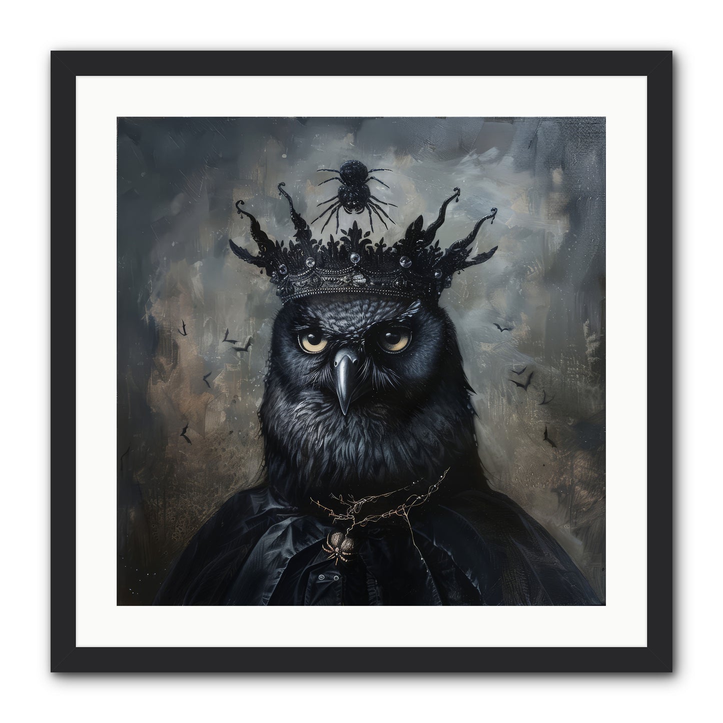 Roi de la Nuit — Roi-de-la-Nuit-24x24-Framed-Print-Black.jpg