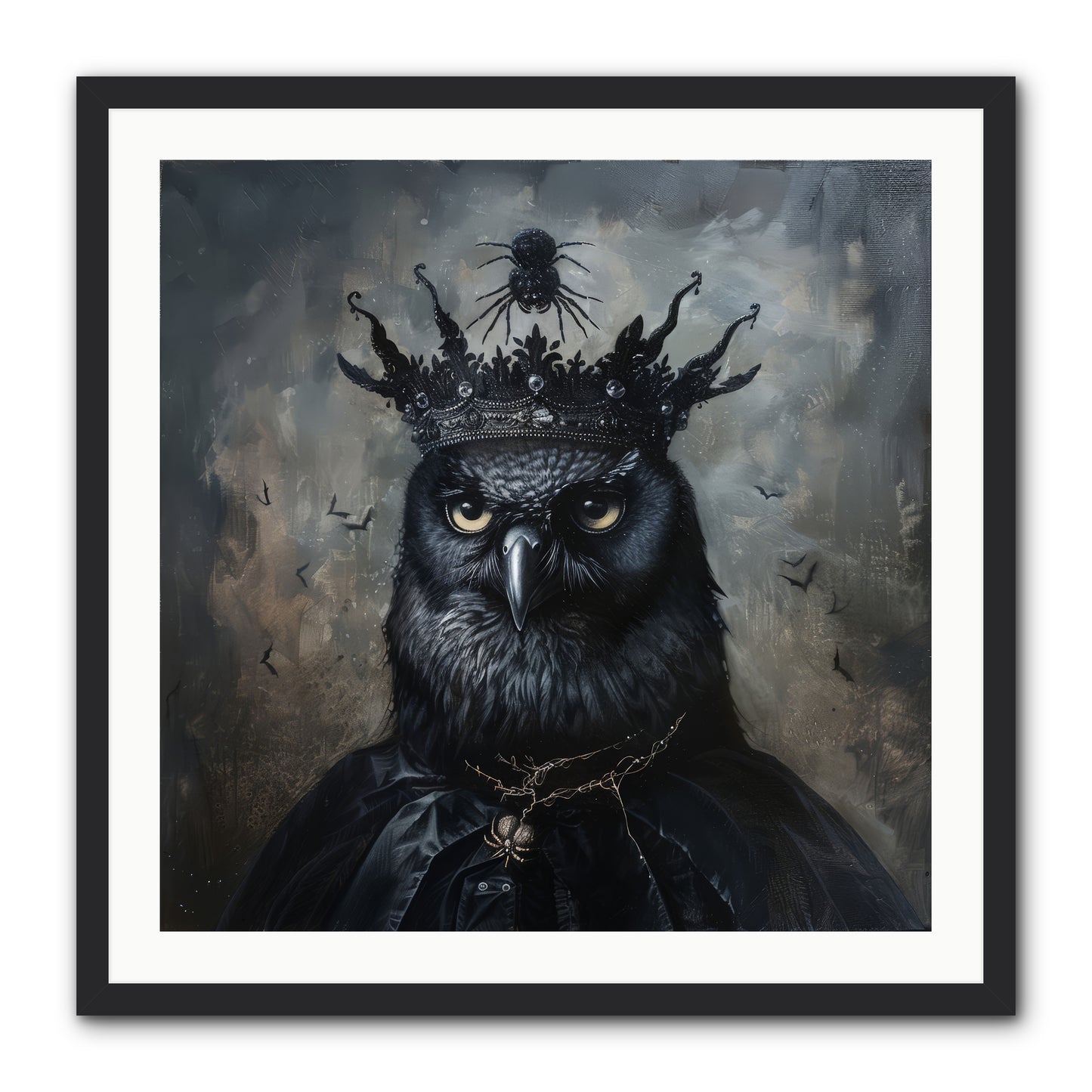 Roi de la Nuit — Roi-de-la-Nuit-30x30-Framed-Print-Black.jpg