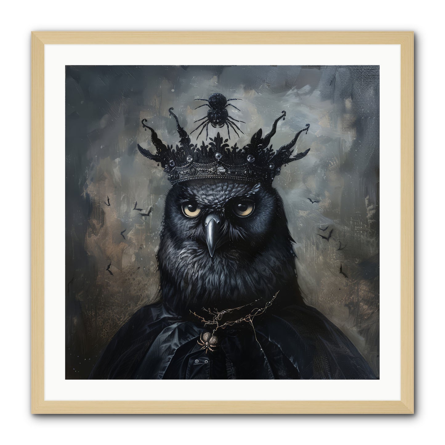 Roi de la Nuit — Roi-de-la-Nuit-30x30-Framed-Print-Natural.jpg