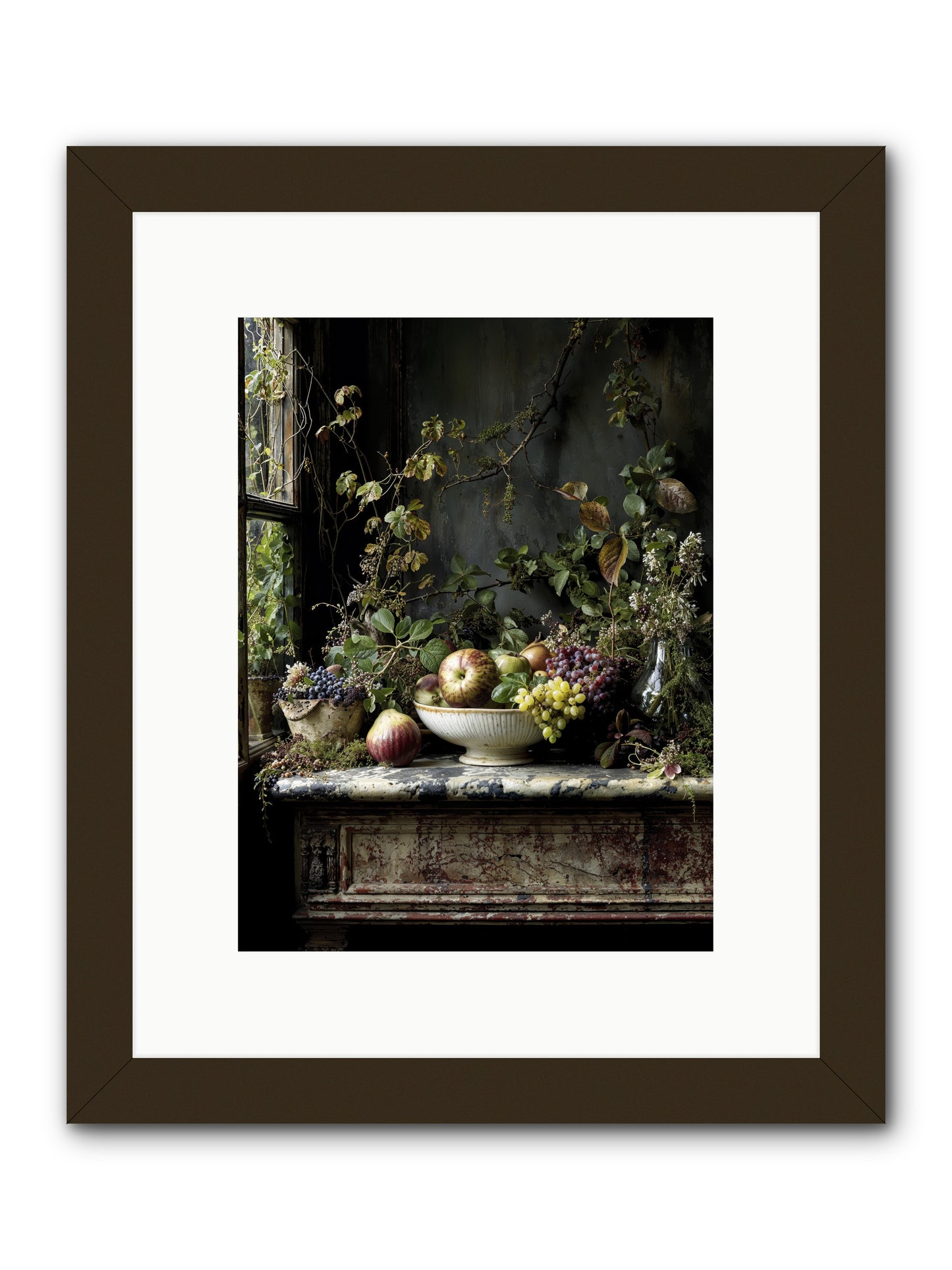 Romance finds its season -- Framed Print - Black 9x12