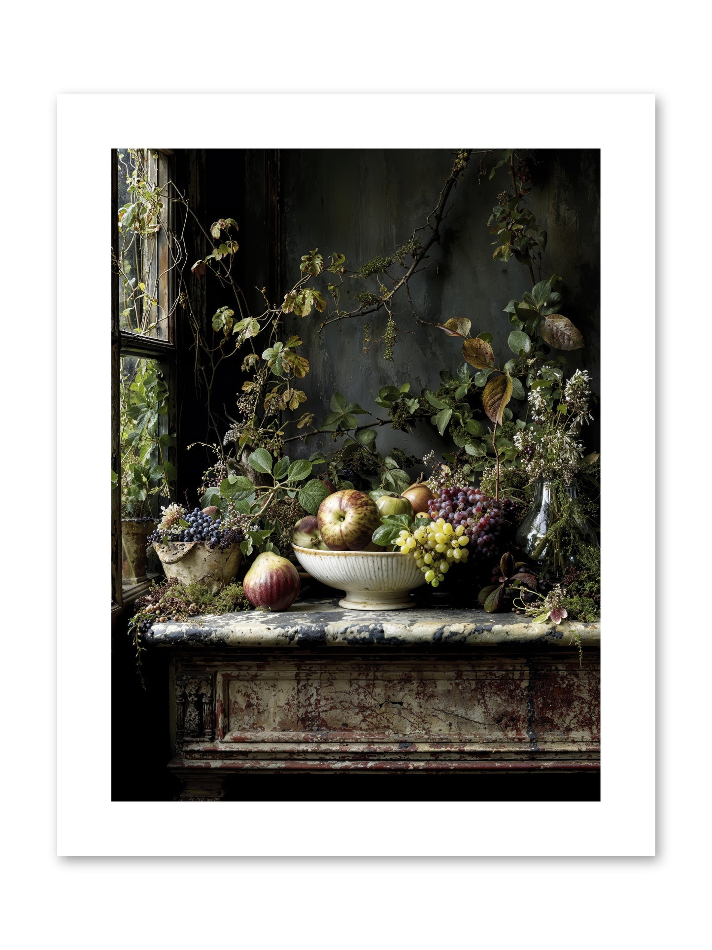 Romance finds its season -- Paper Print 9x12