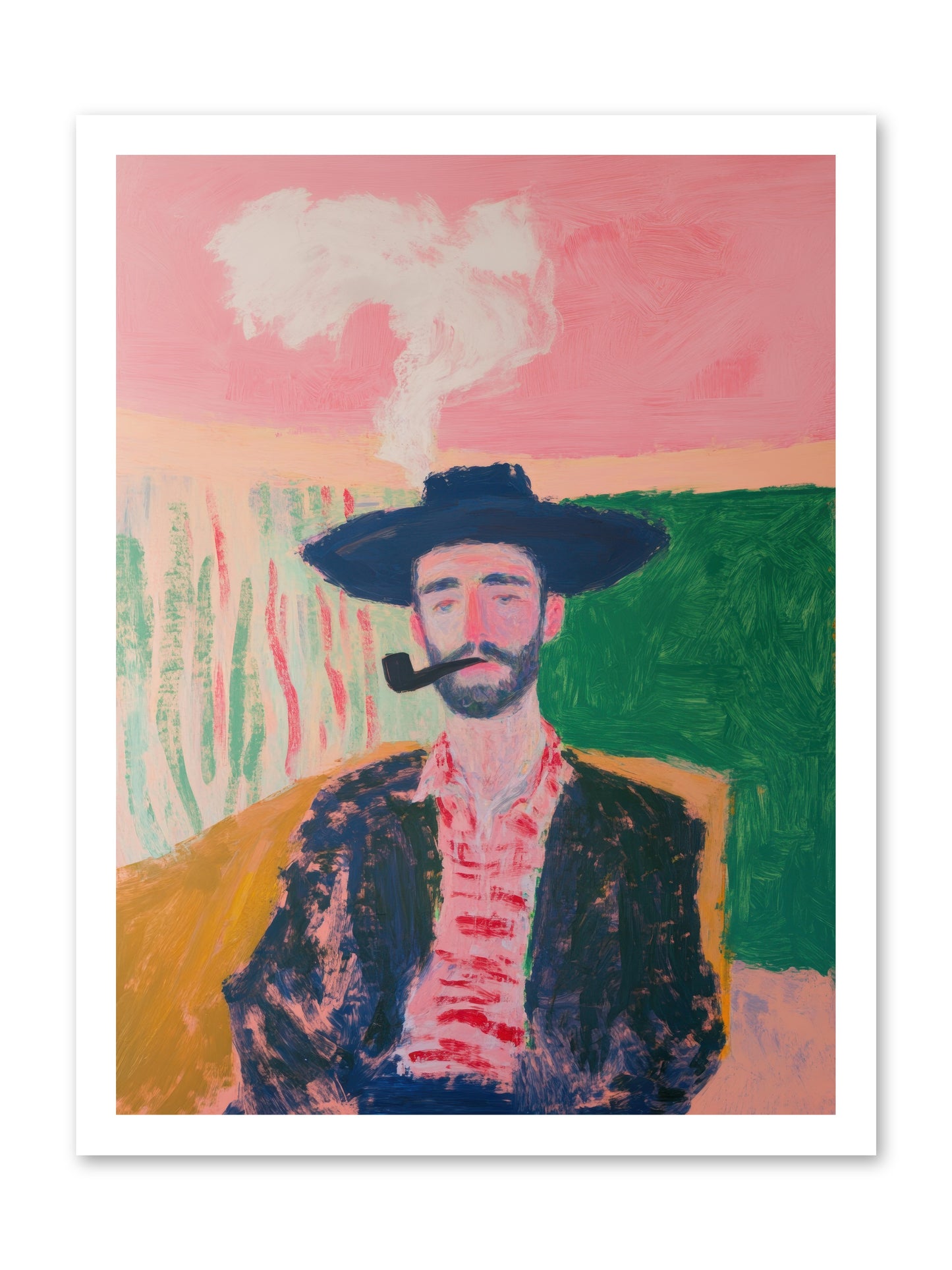 Roping Rebel -- Paper Print 18x24