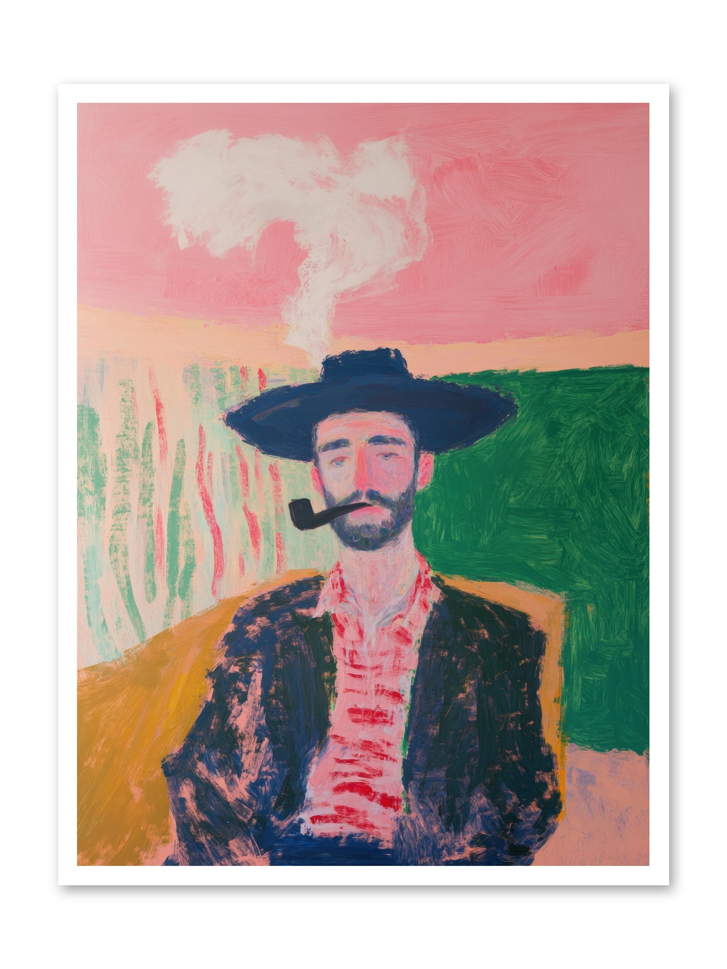 Roping Rebel -- Paper Print 30x40