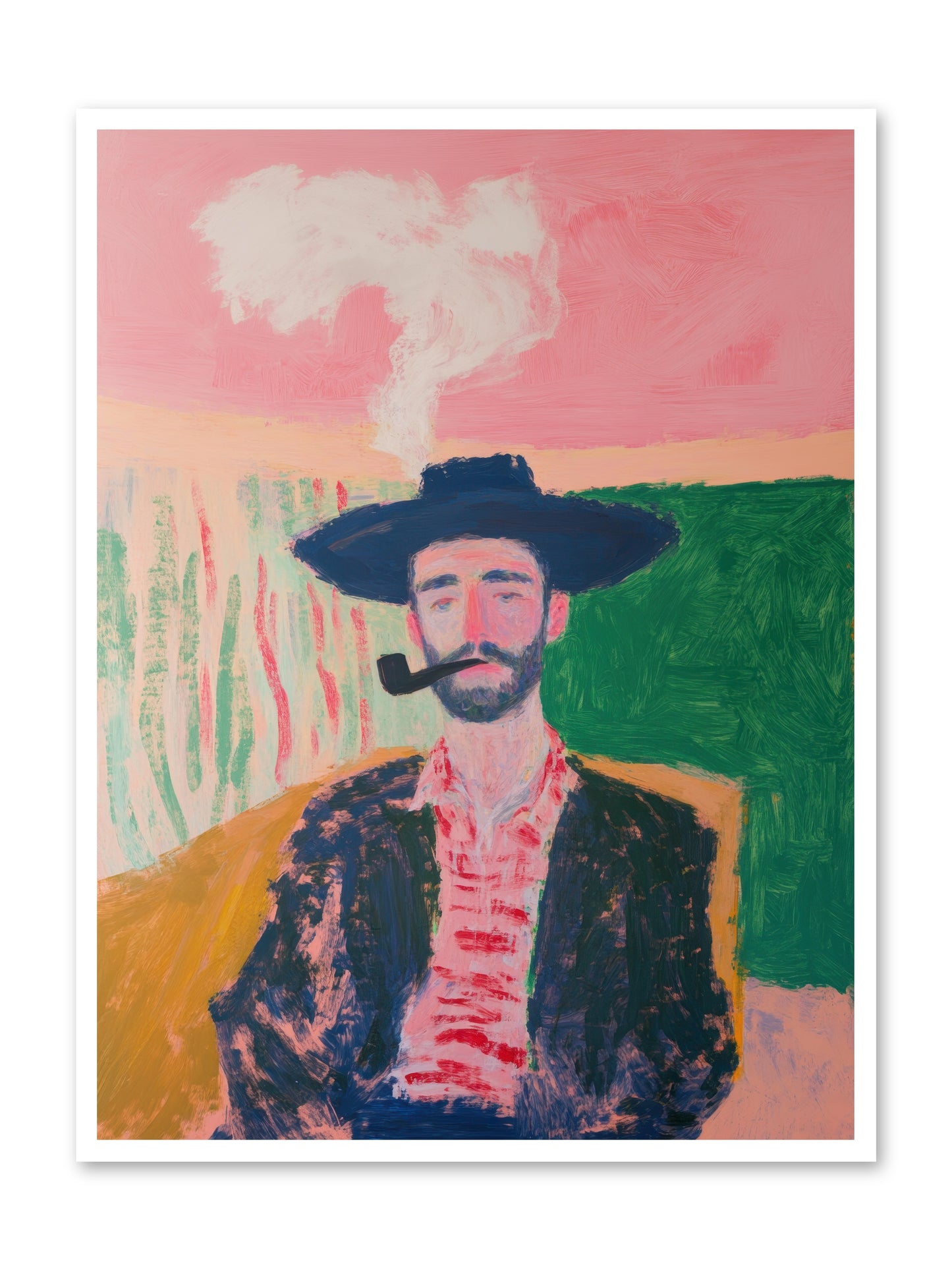 Roping Rebel -- Paper Print 36x48