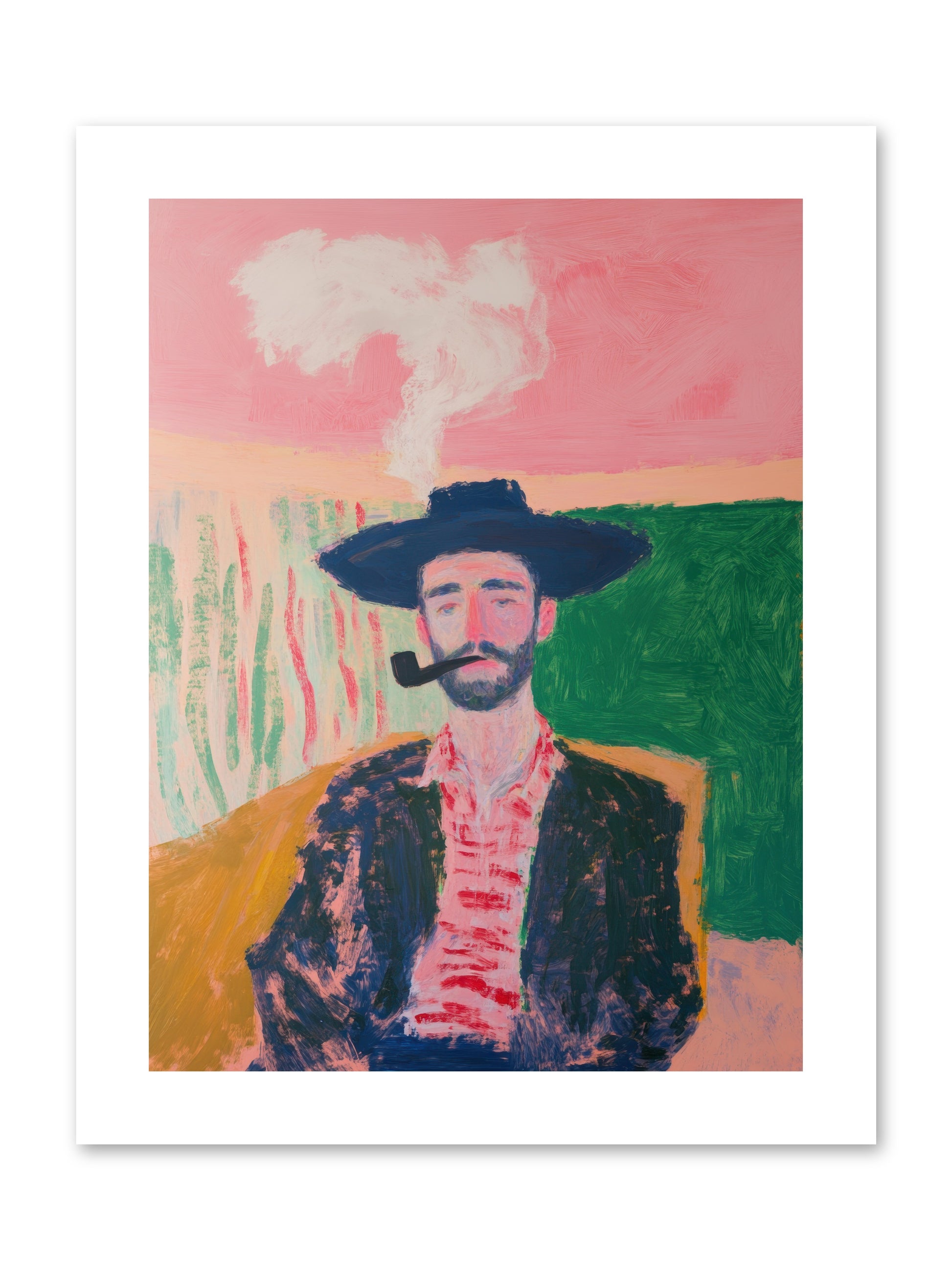 Roping Rebel -- Paper Print 9x12