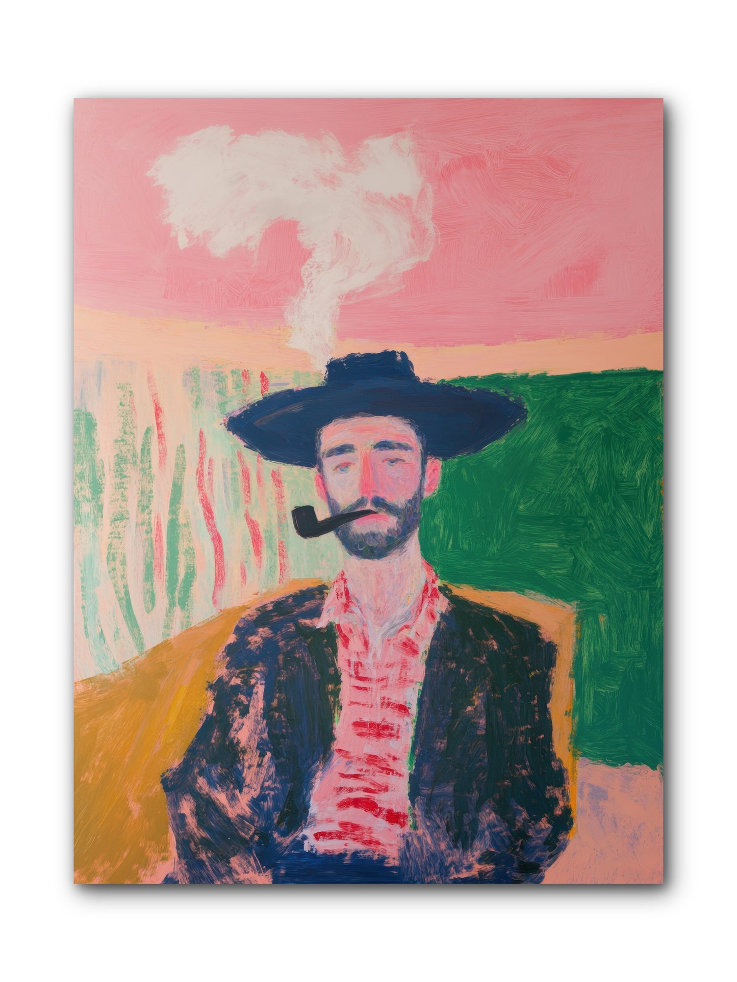 Roping Rebel -- Wrapped Canvas 9x12