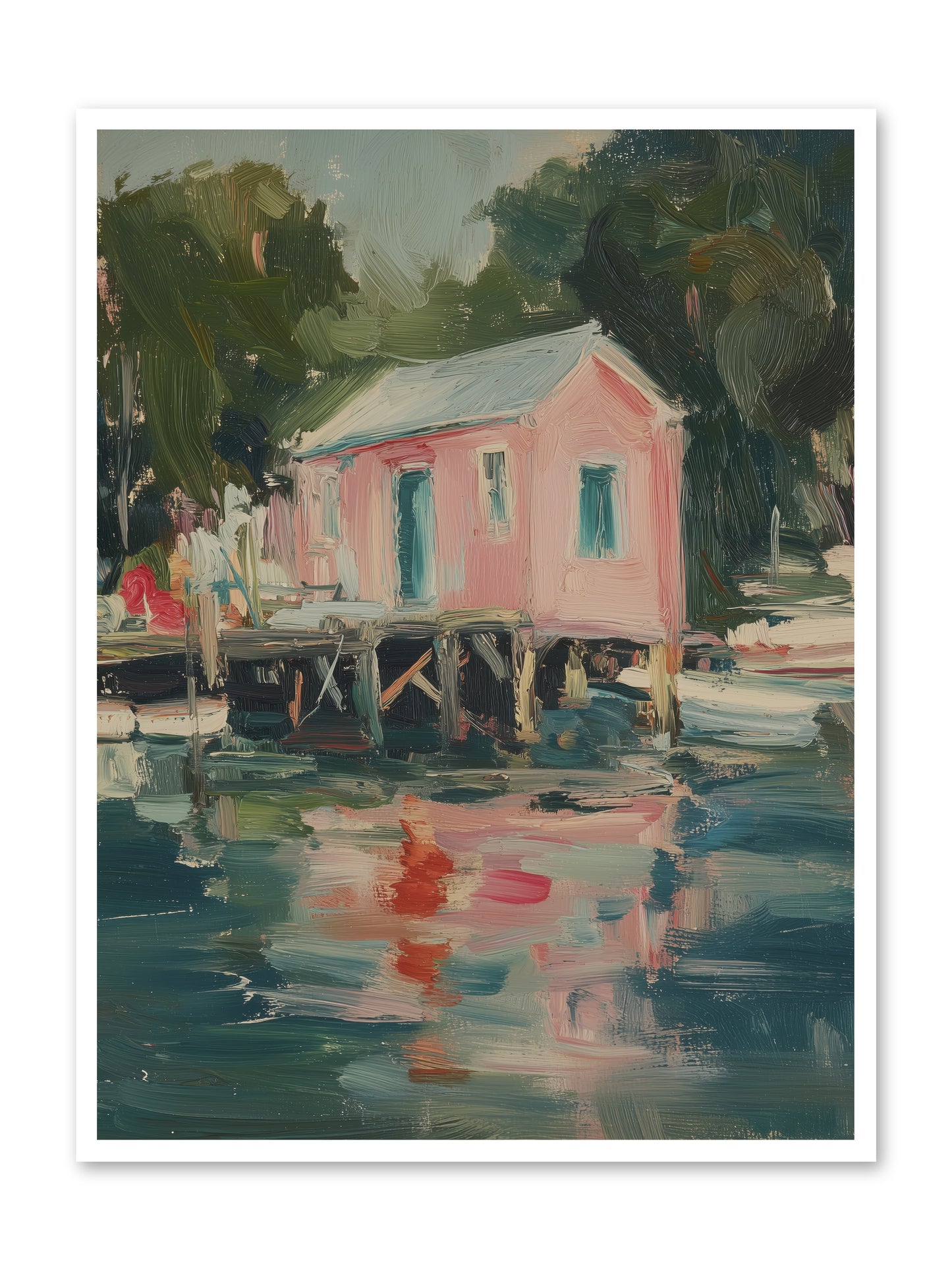 Rose Cottage -- Paper Print 36x48