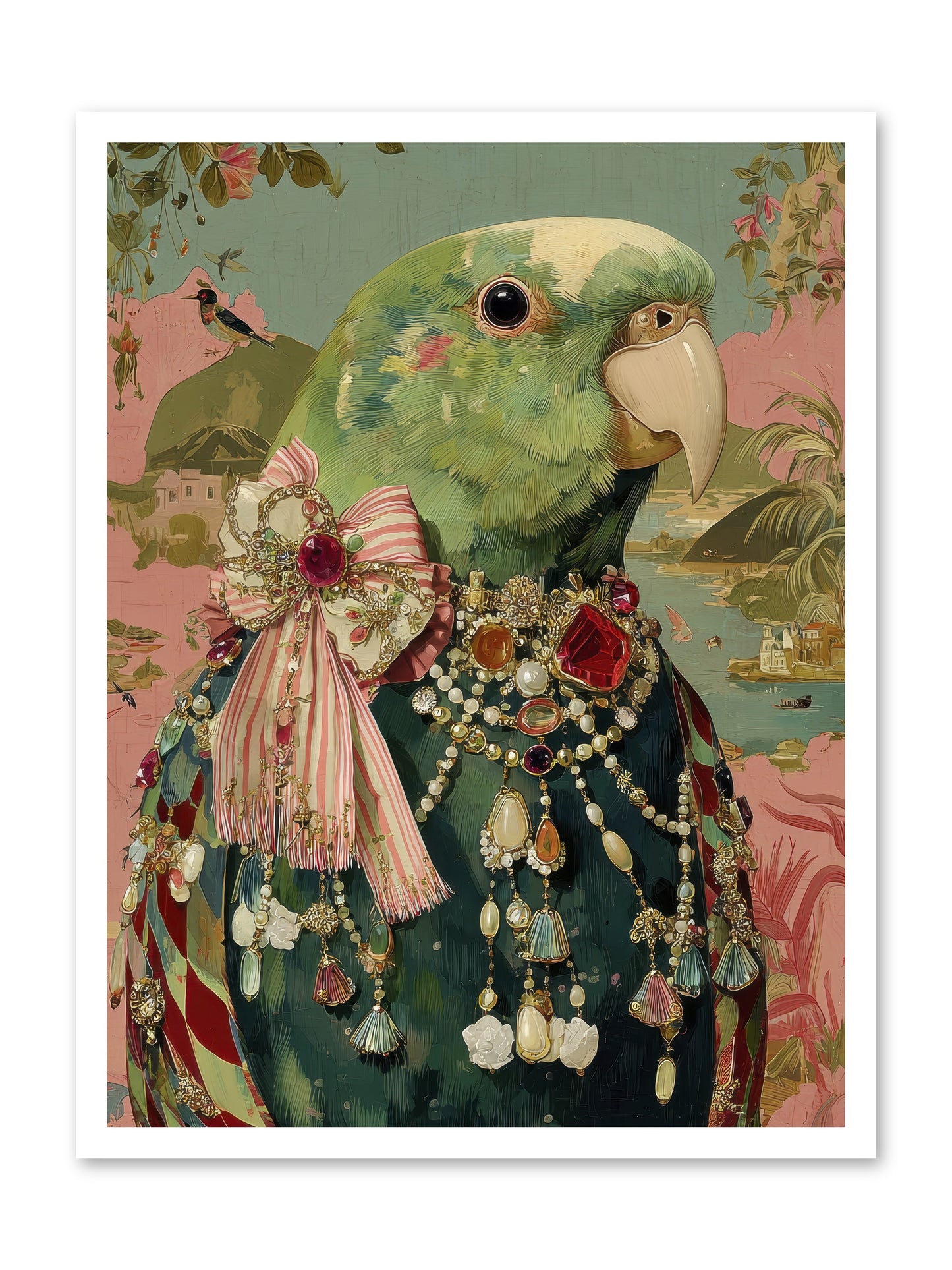 Rose Petals Before the Curtain -- Paper Print 24x32