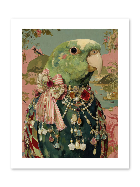 Rose Petals Before the Curtain -- Paper Print 9x12