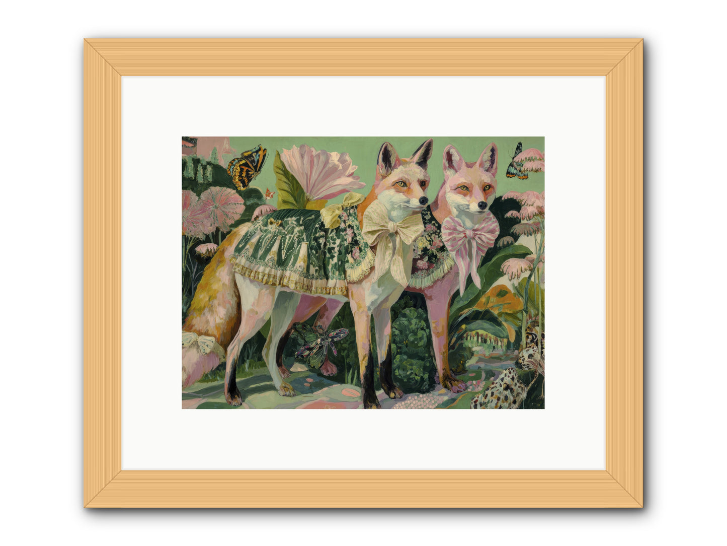 Rose Whisper No.2 -- Framed Print - Natural 12x9