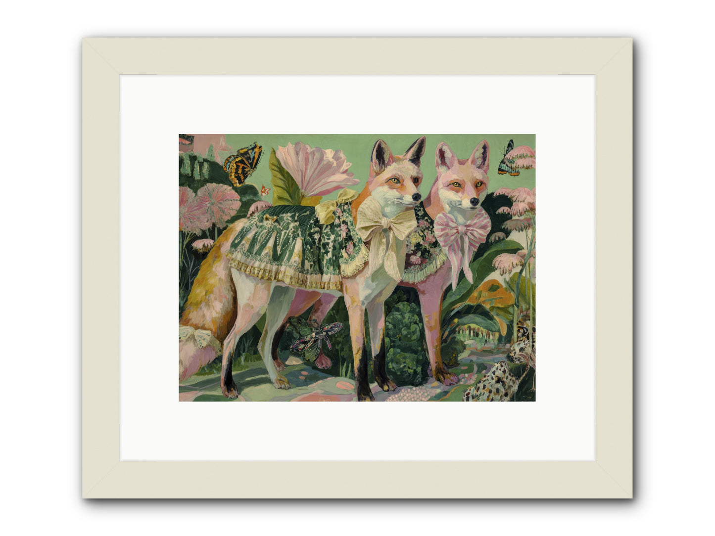 Rose Whisper No.2 -- Framed Print - White 12x9