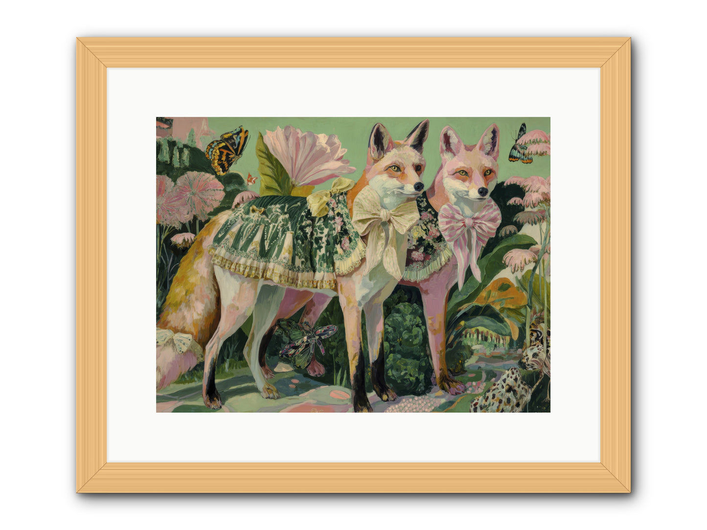 Rose Whisper No.2 -- Framed Print - Natural 16x12