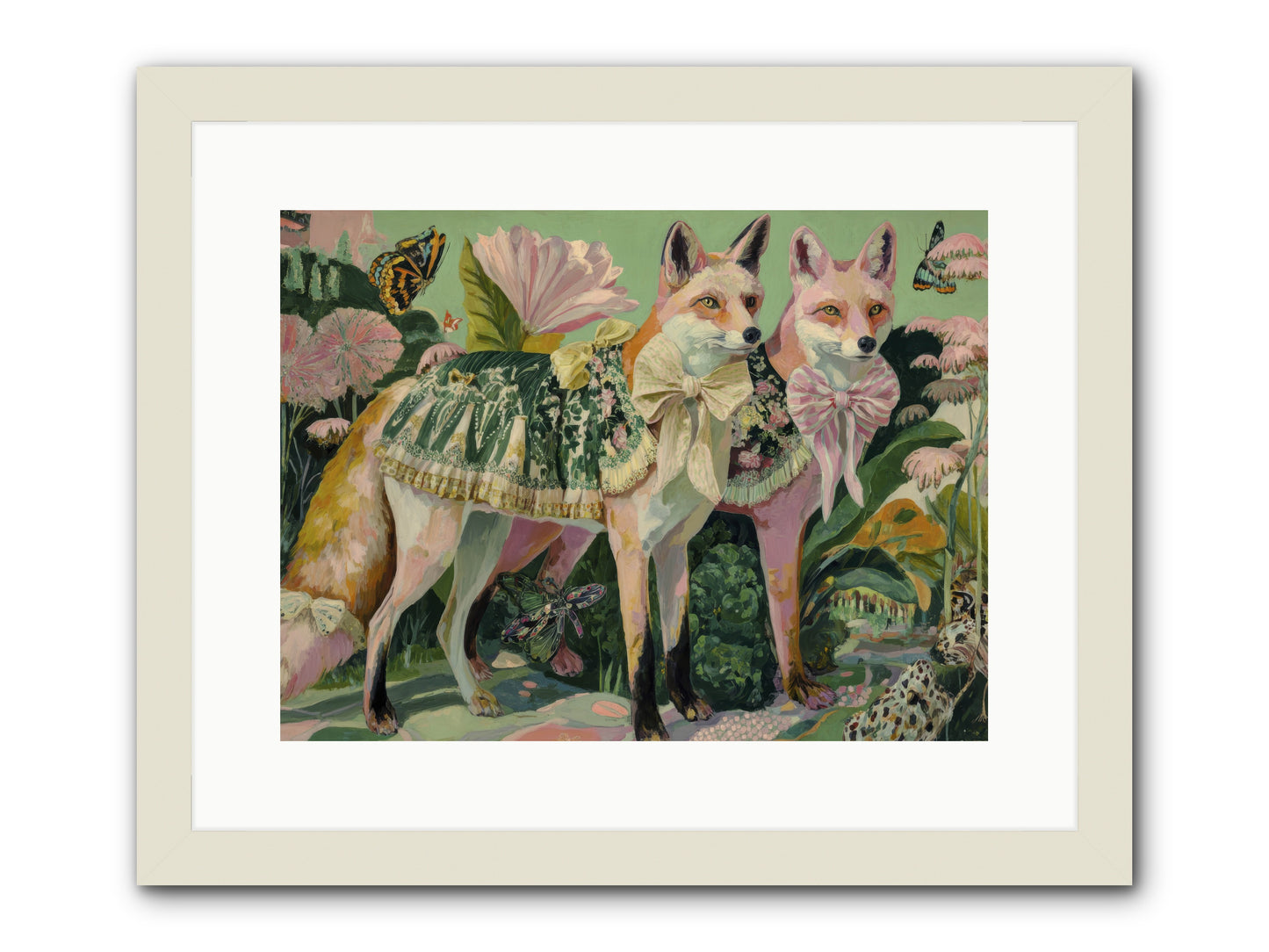 Rose Whisper No.2 -- Framed Print - White 16x12