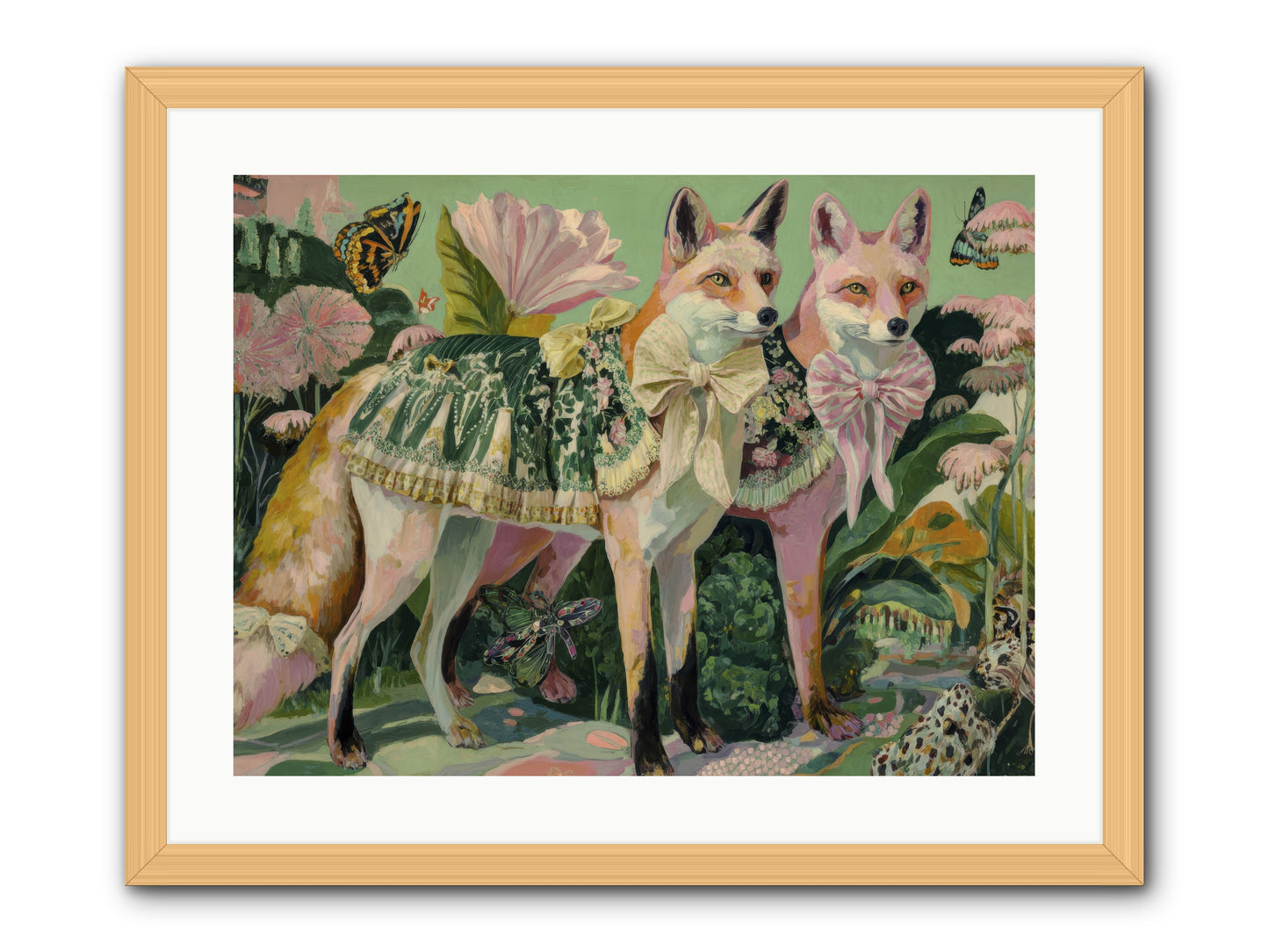 Rose Whisper No.2 -- Framed Print - Natural 24x18