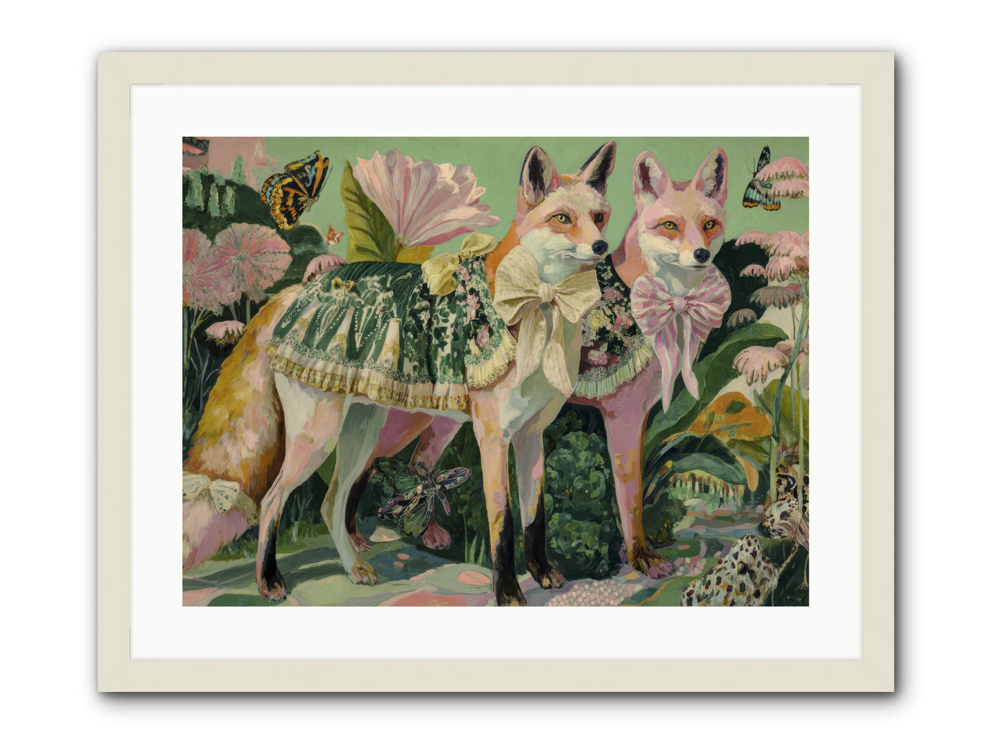 Rose Whisper No.2 -- Framed Print - White 24x18