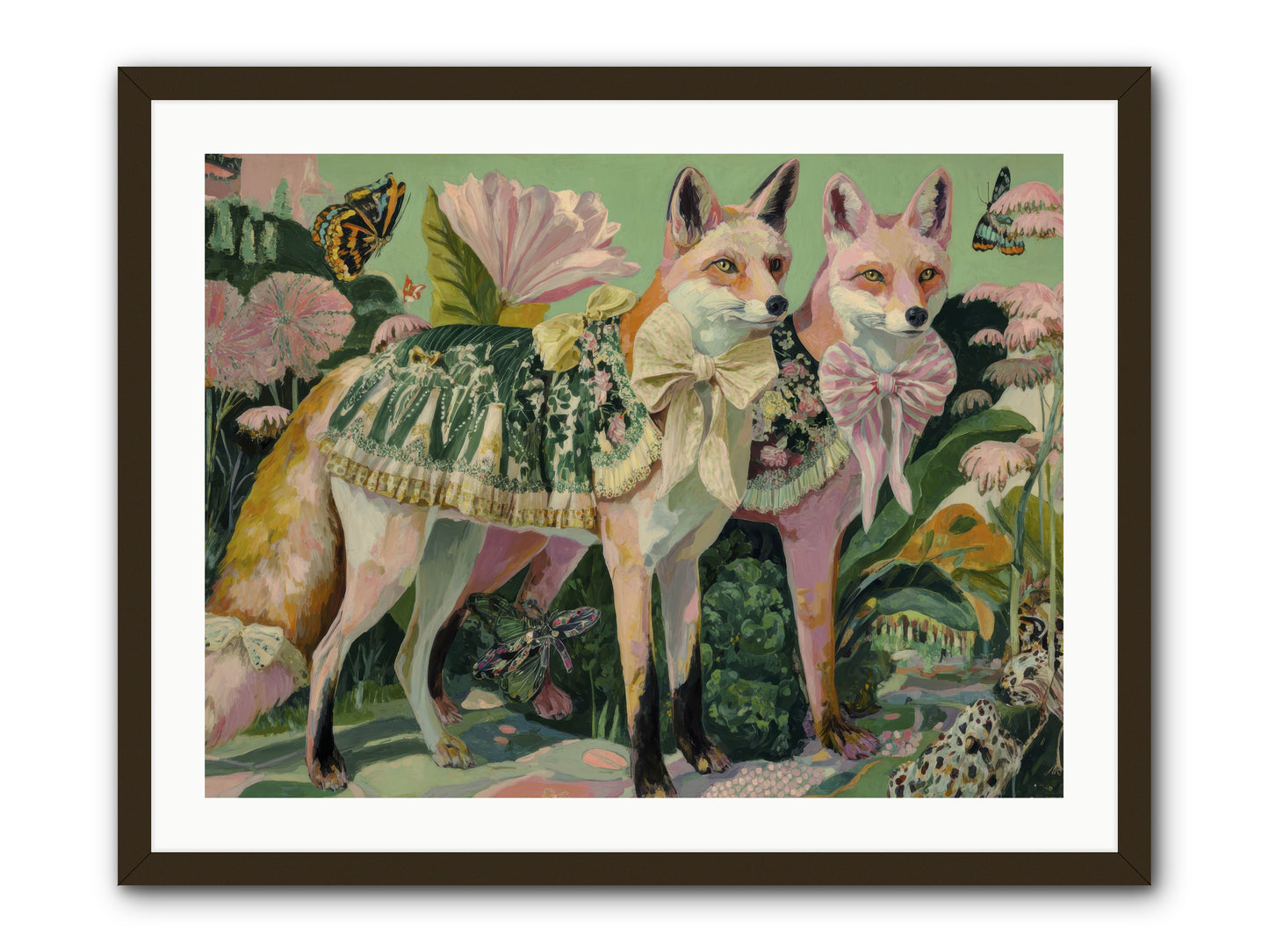 Rose Whisper No.2 -- Framed Print - Black 32x24