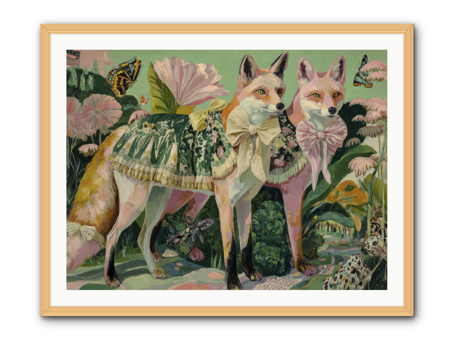 Rose Whisper No.2 -- Framed Print - Natural 40x30