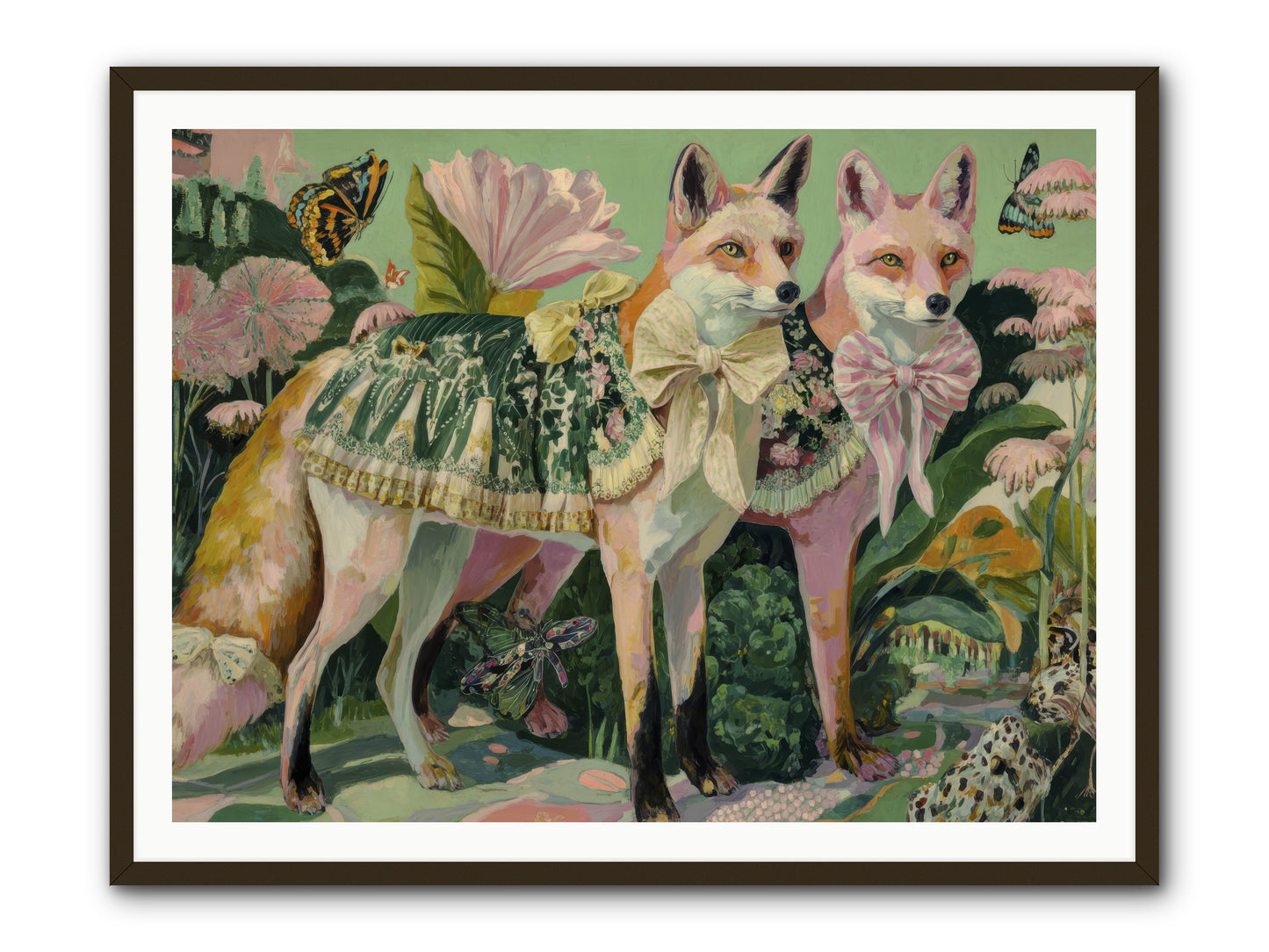 Rose Whisper No.2 -- Framed Print - Black 48x36