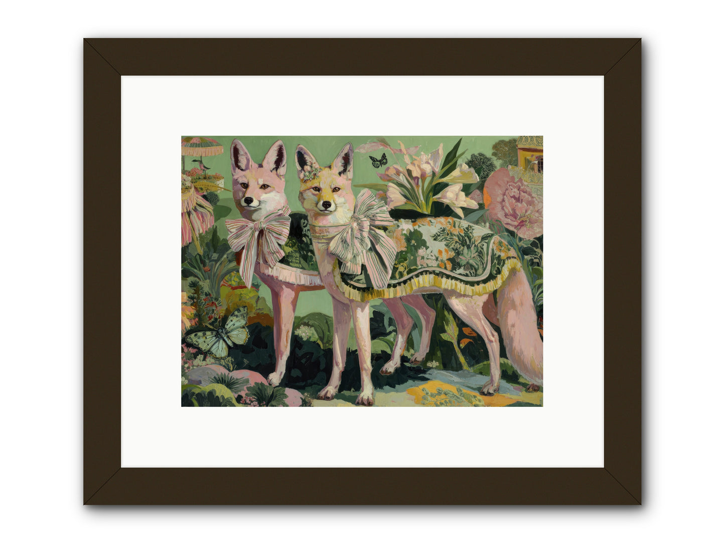 Rose Whisper no.1 -- Framed Print - Black 12x9