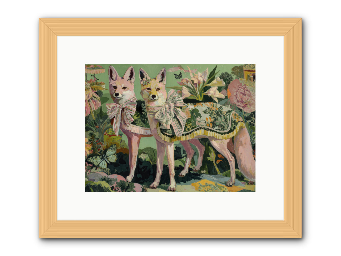 Rose Whisper no.1 -- Framed Print - Natural 12x9