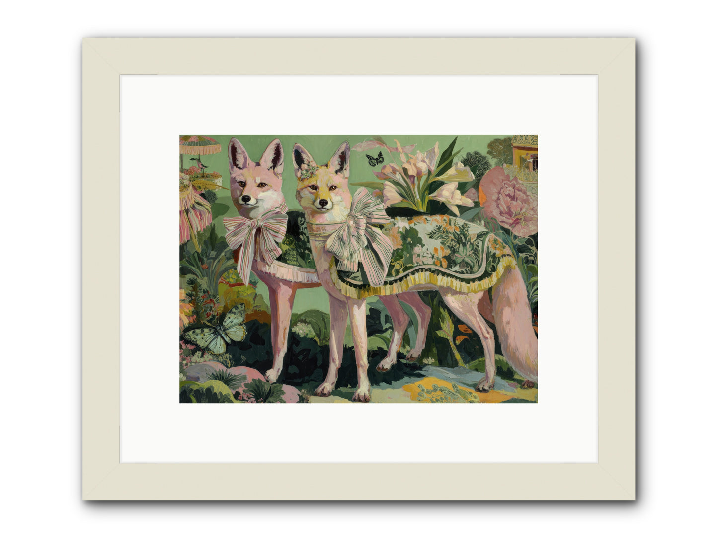 Rose Whisper no.1 -- Framed Print - White 12x9
