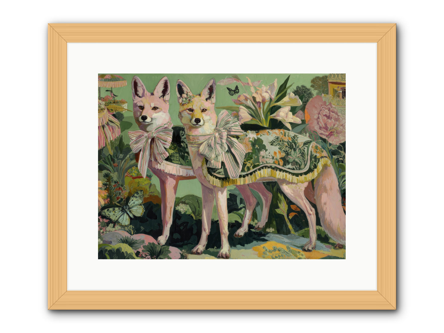 Rose Whisper no.1 -- Framed Print - Natural 16x12