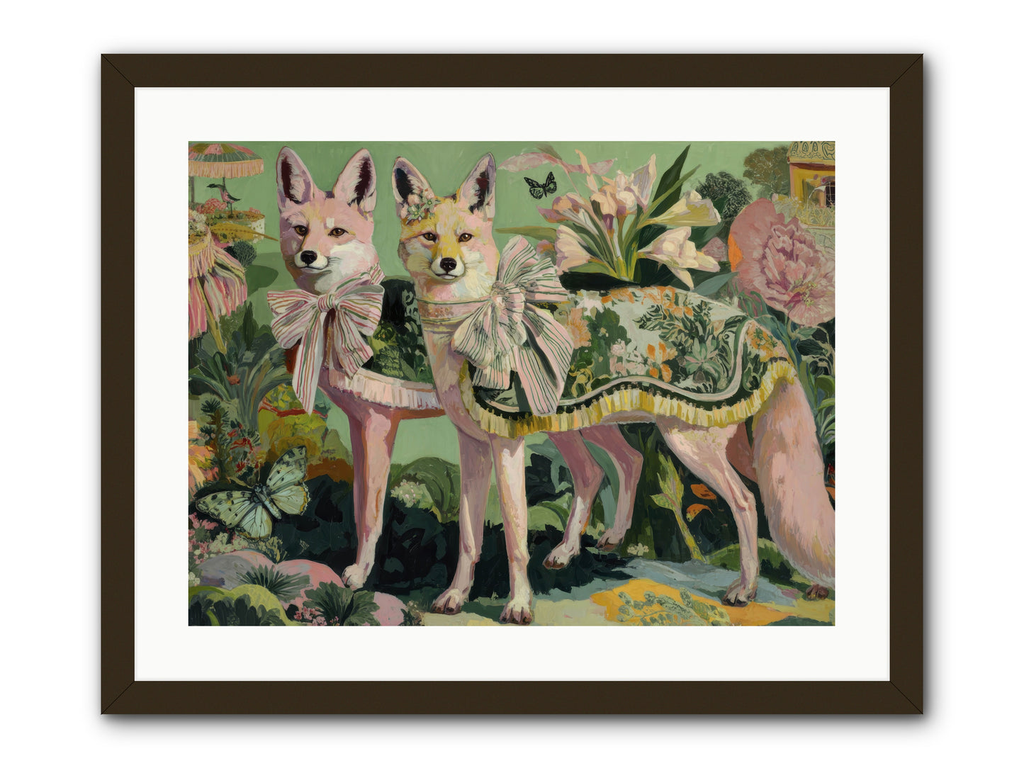 Rose Whisper no.1 -- Framed Print - Black 24x18
