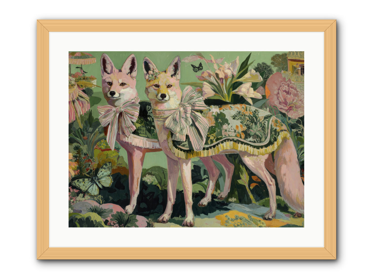 Rose Whisper no.1 -- Framed Print - Natural 24x18