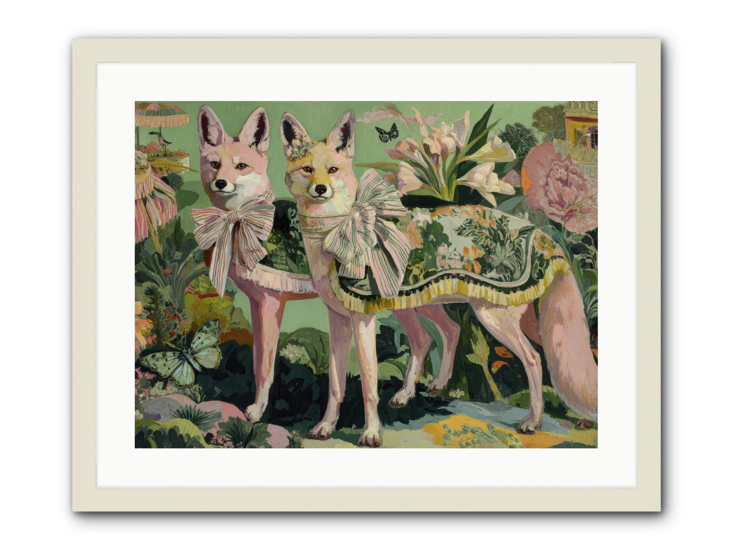 Rose Whisper no.1 -- Framed Print - White 24x18
