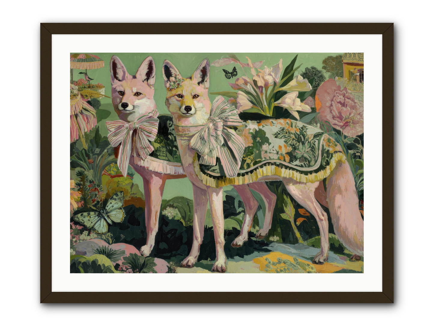 Rose Whisper no.1 -- Framed Print - Black 32x24