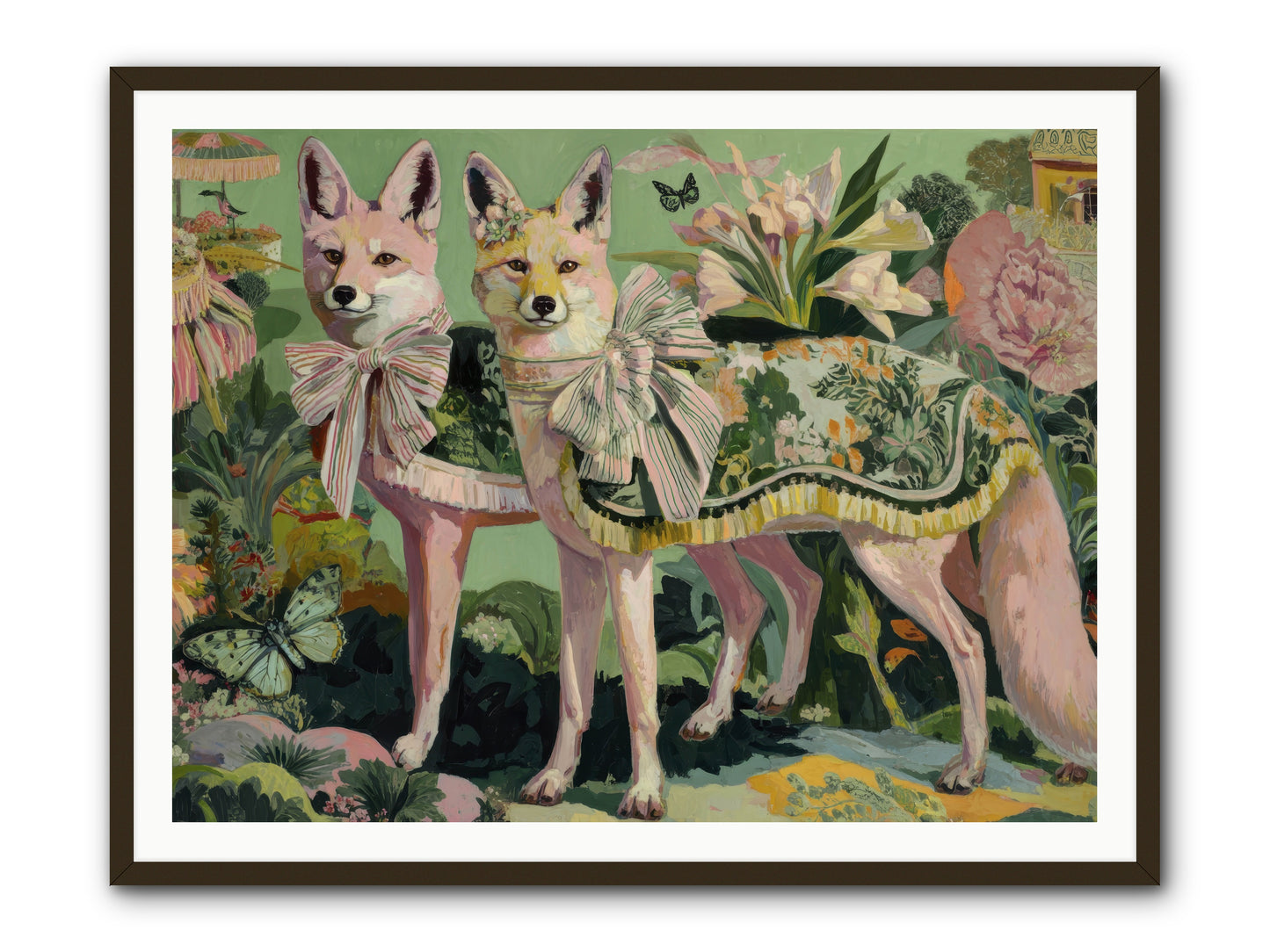 Rose Whisper no.1 -- Framed Print - Black 48x36