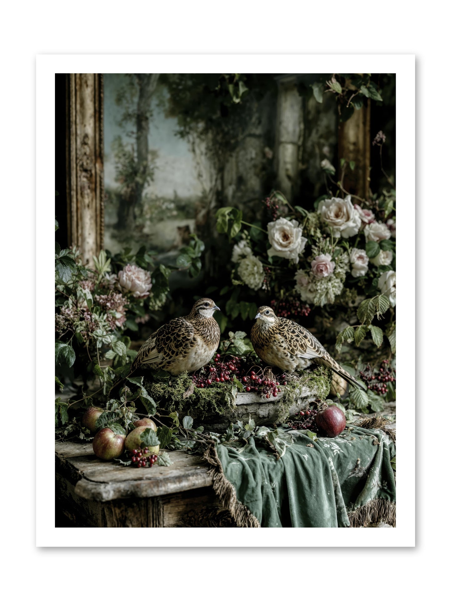 Rose muses -- Paper Print 18x24