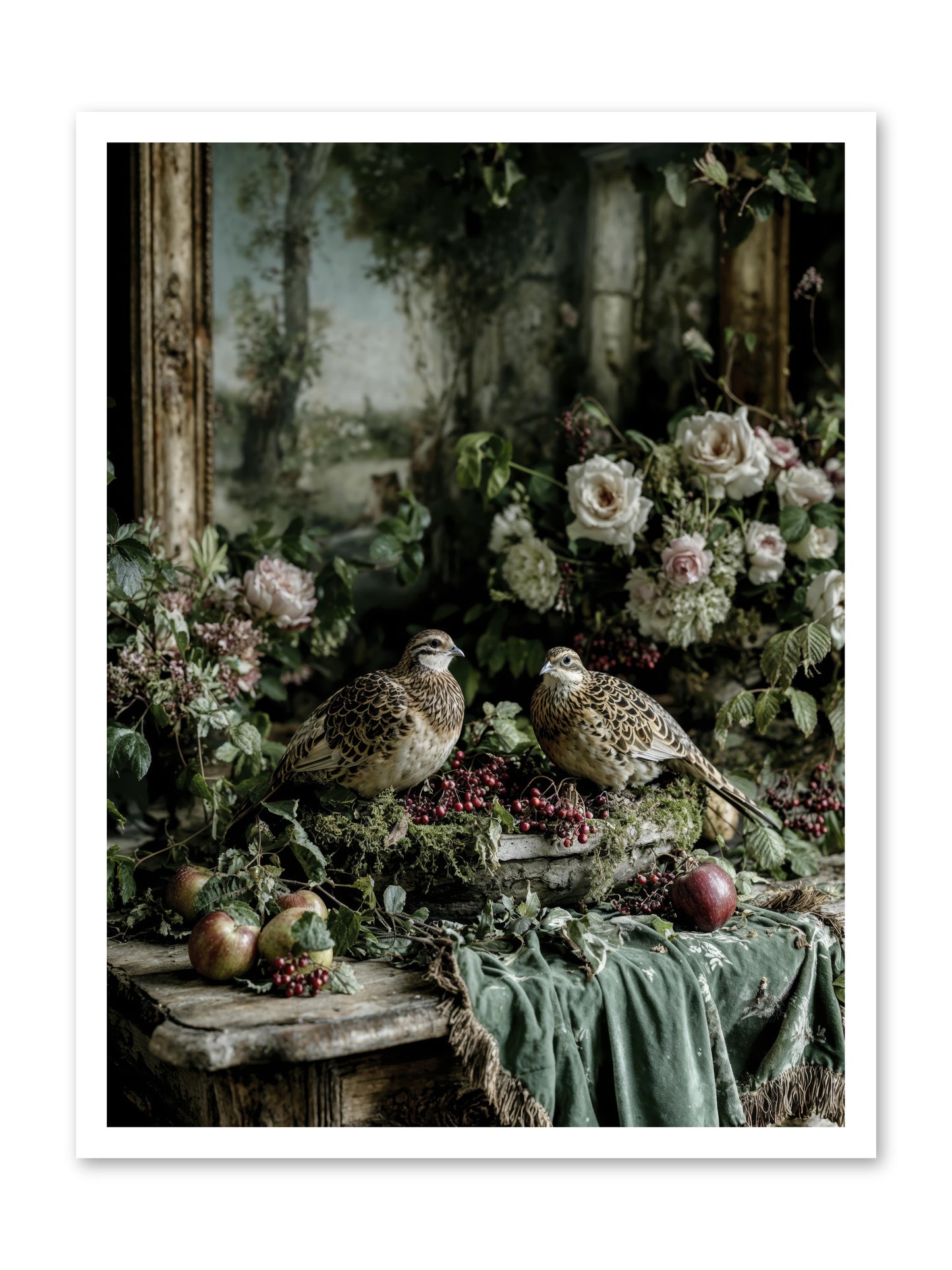Rose muses -- Loose Canvas Print 24x32