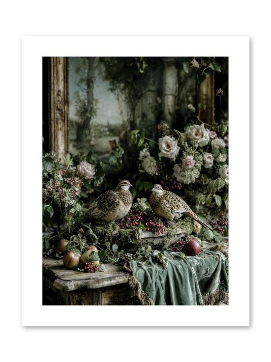 Rose muses -- Paper Print 9x12