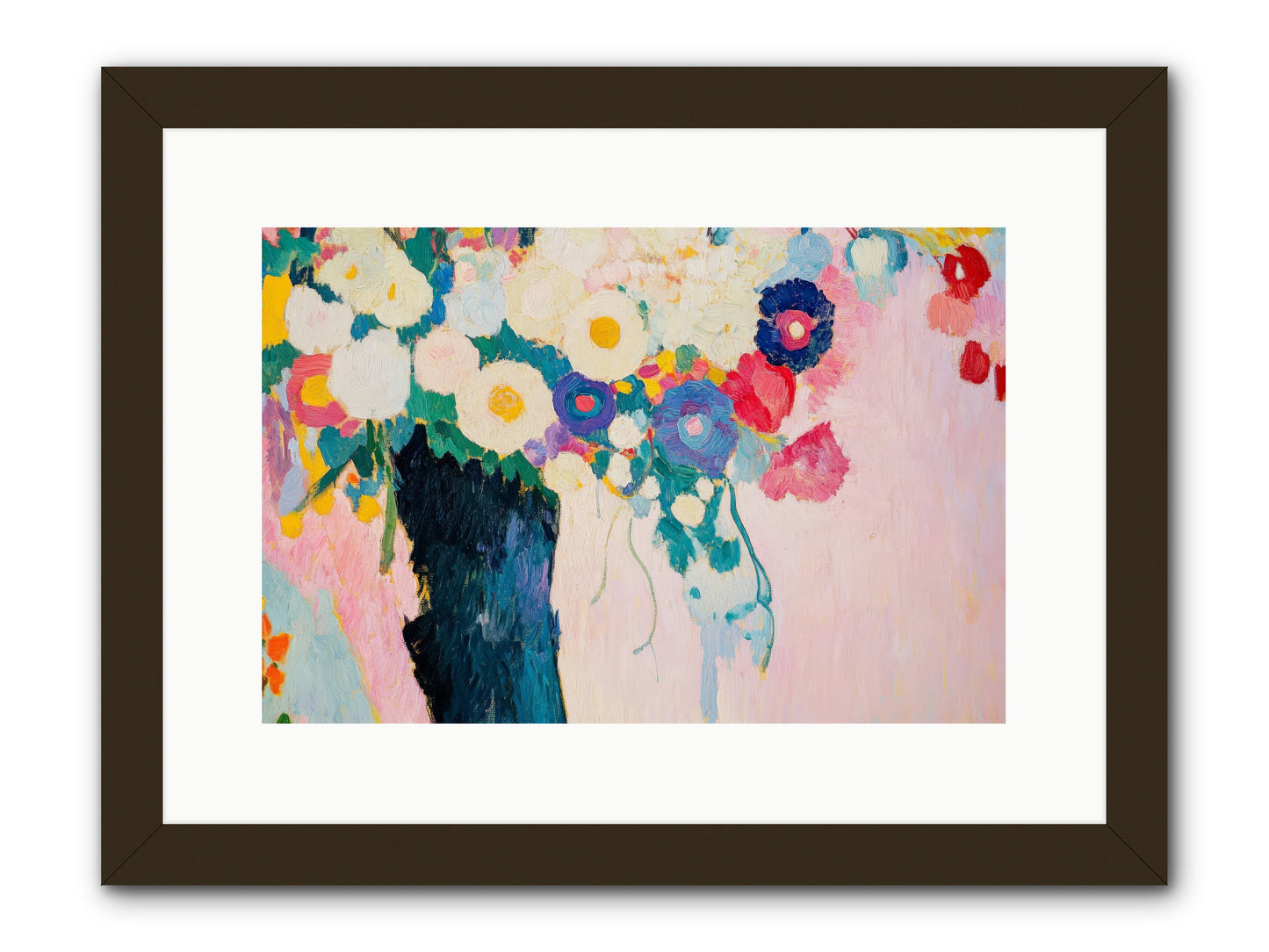 Rosehaven's Garden -- Framed Print - Black 15x10
