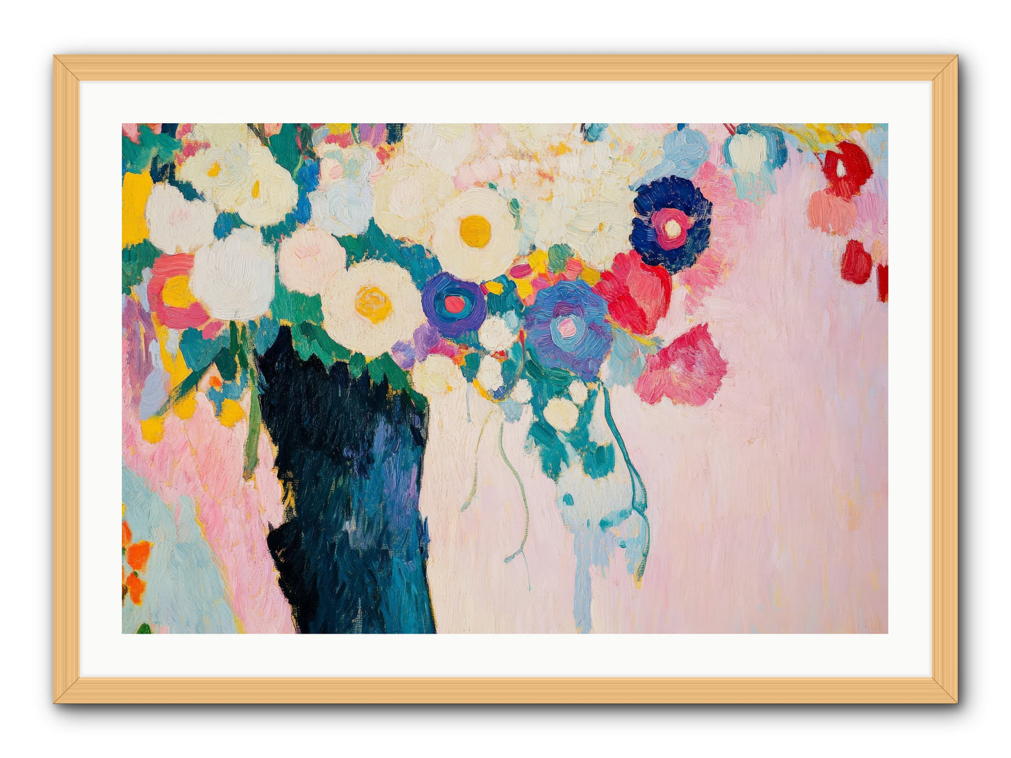 Rosehaven's Garden -- Framed Print - Natural 36x24