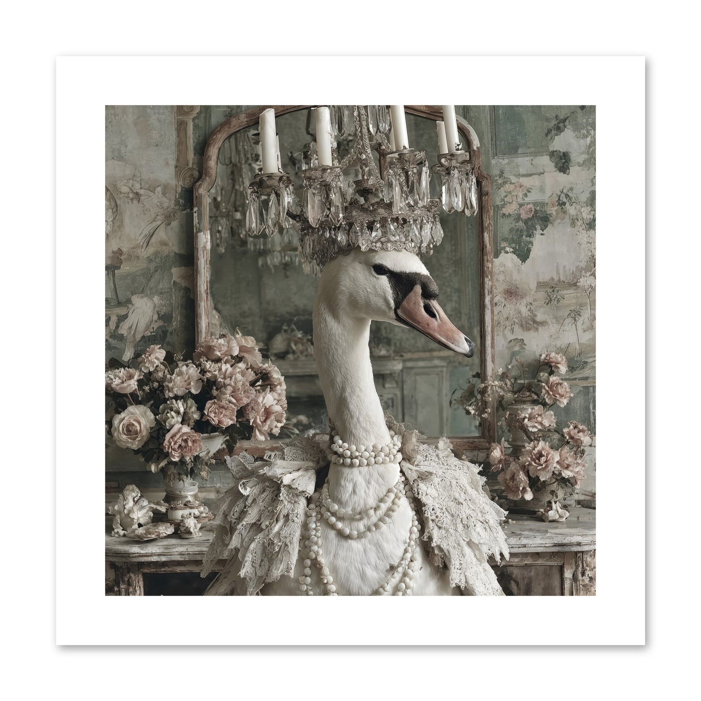 Roselight Afternoon -- Loose Canvas Print 10x10