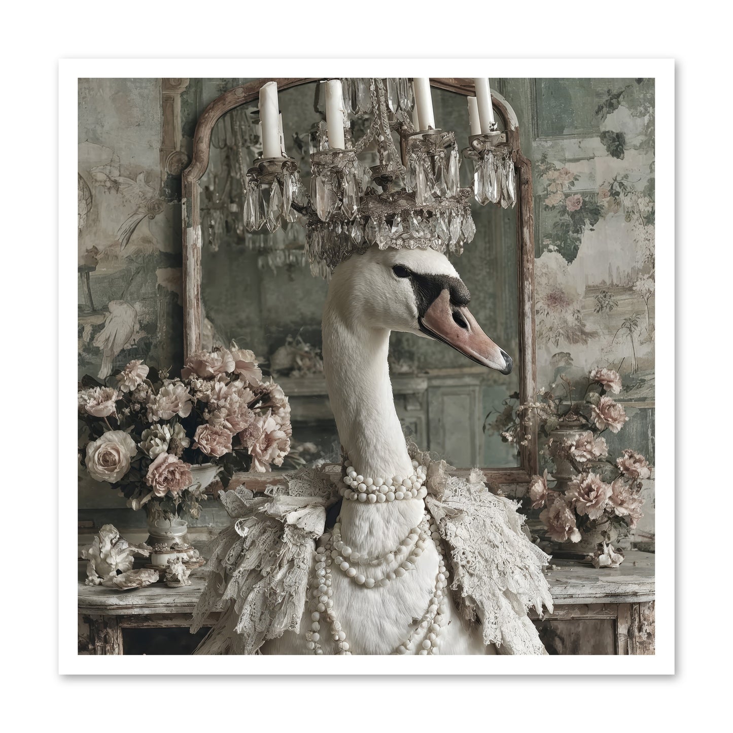 Roselight Afternoon -- Loose Canvas Print 30x30